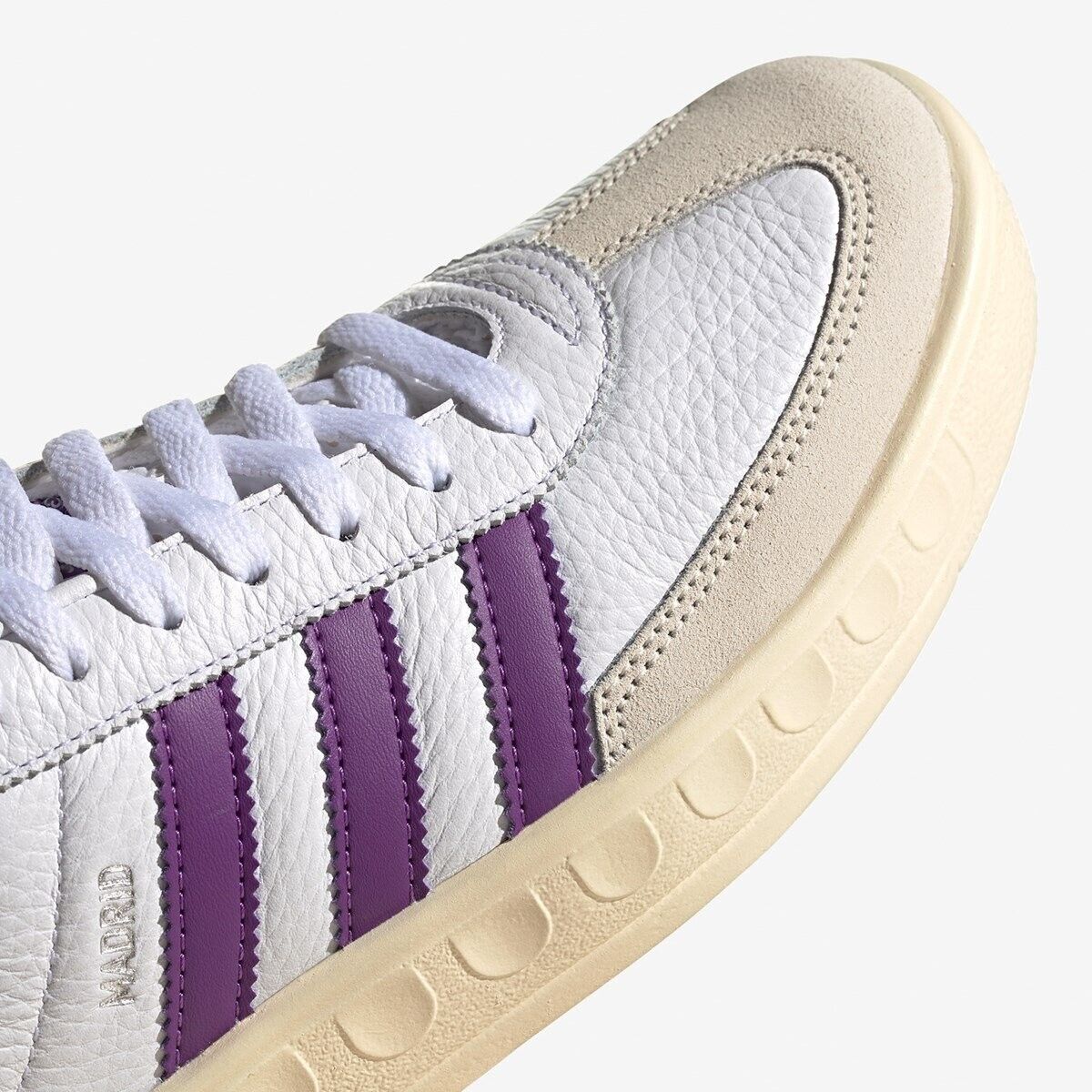 adidas Originals Madrid Trainers - White / Purple - ViaductClothing - -