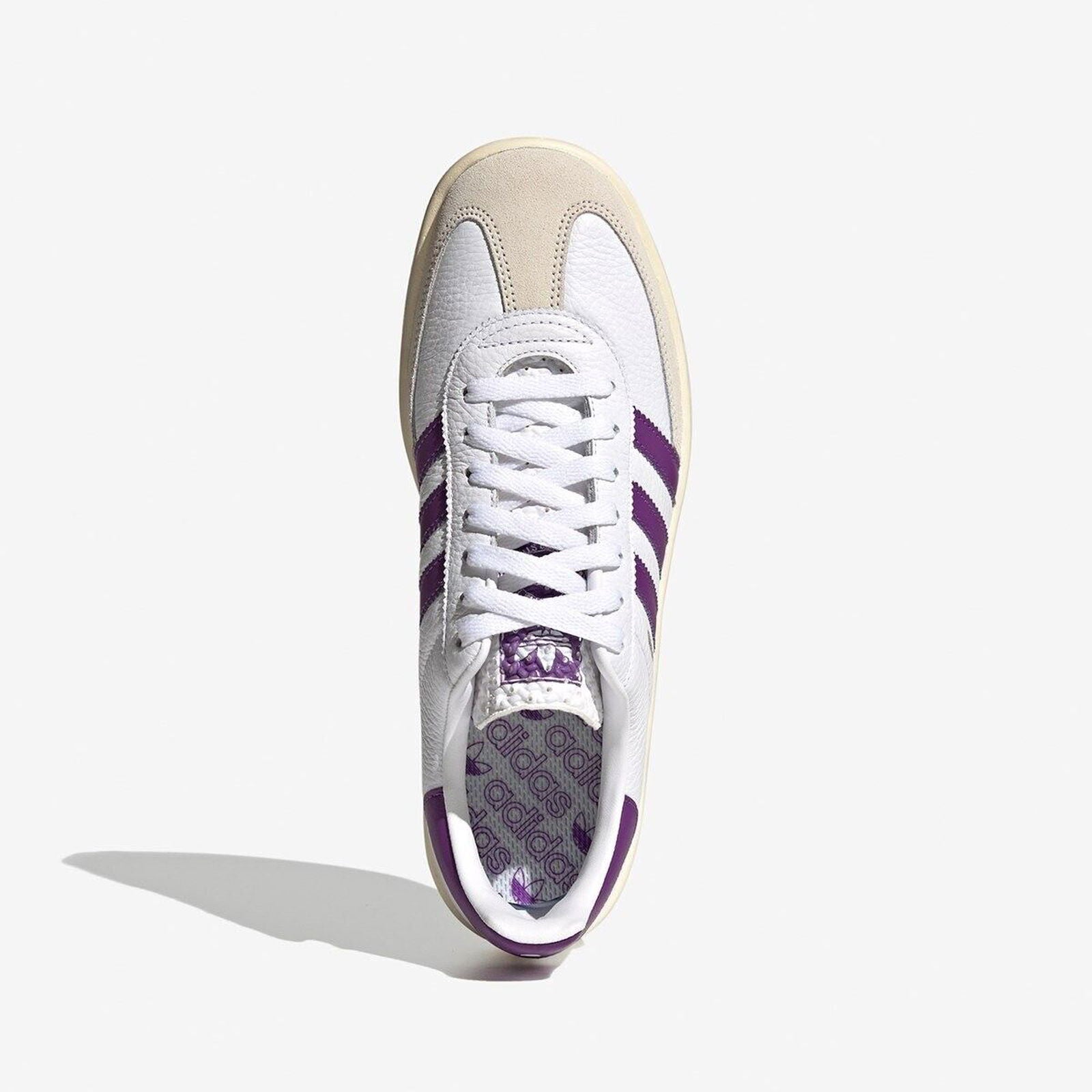 adidas Originals Madrid Trainers - White / Purple - ViaductClothing - -