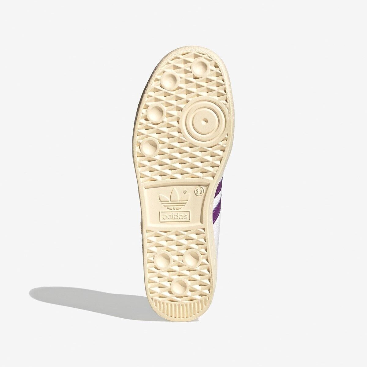 adidas Originals Madrid Trainers - White / Purple - ViaductClothing - -