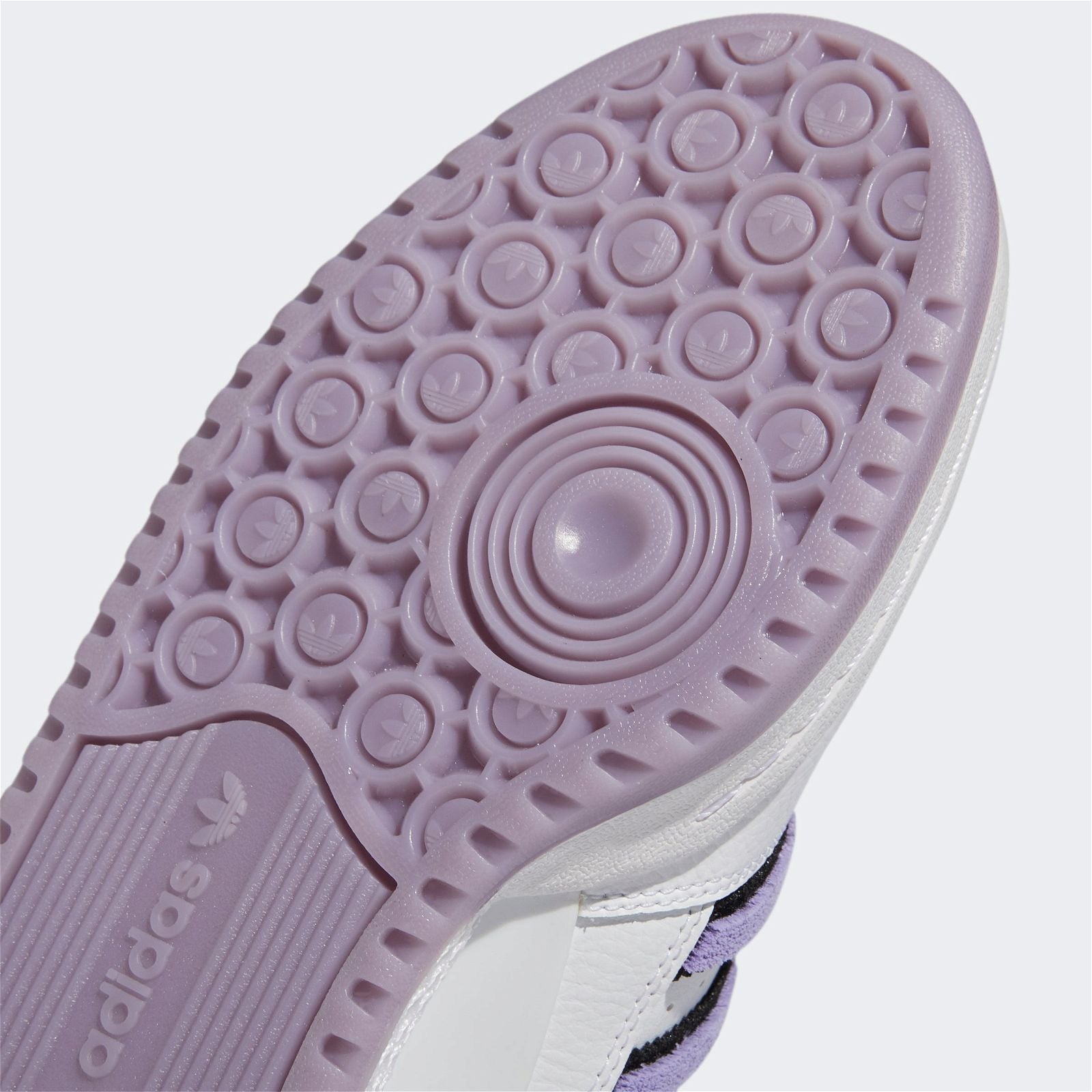 adidas Originals Womens Forum Low City Shoes - White/Purple - ViaductClothing - -