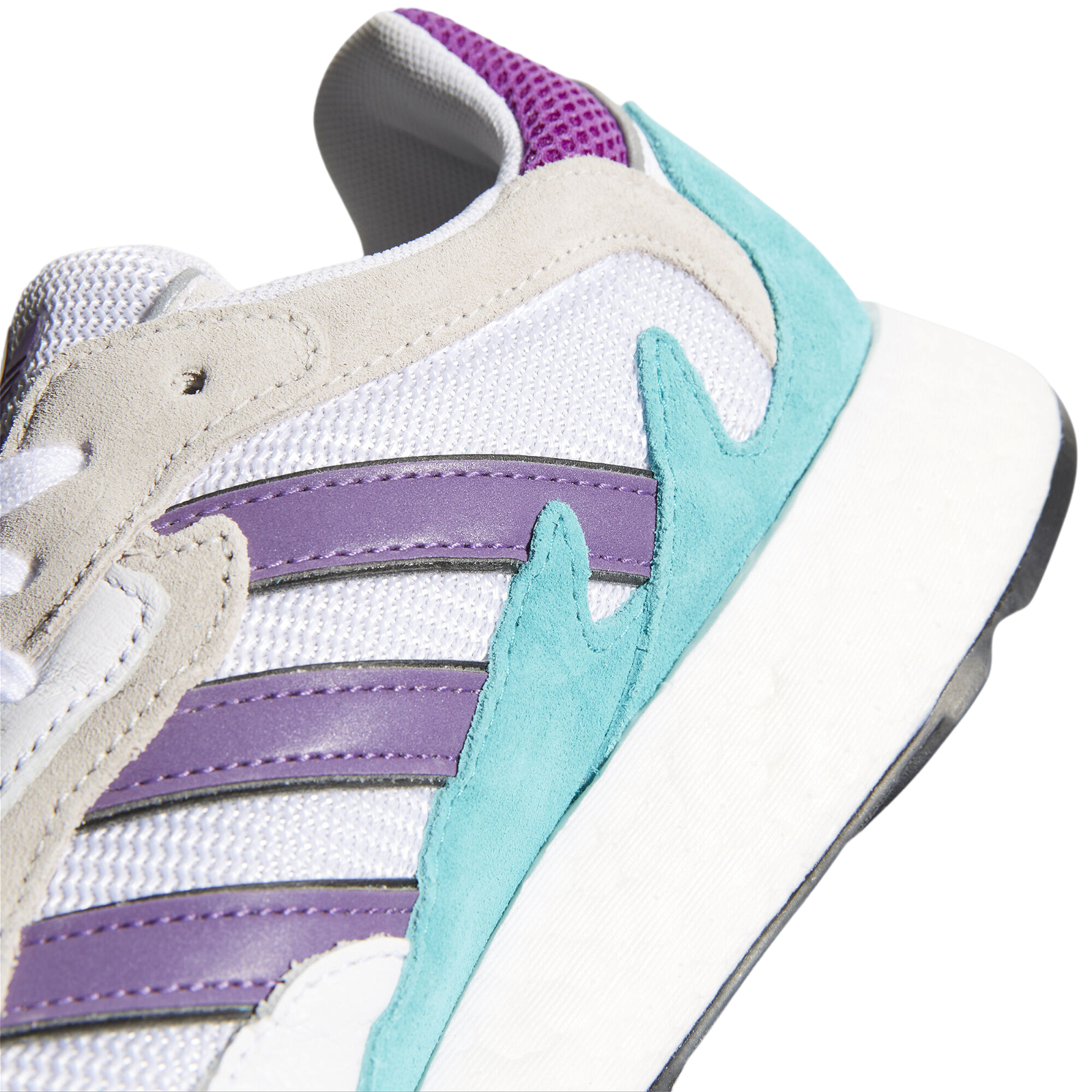 adidas Originals 90s Tresc Run Trainers - White / Purple Aqua - ViaductClothing - -