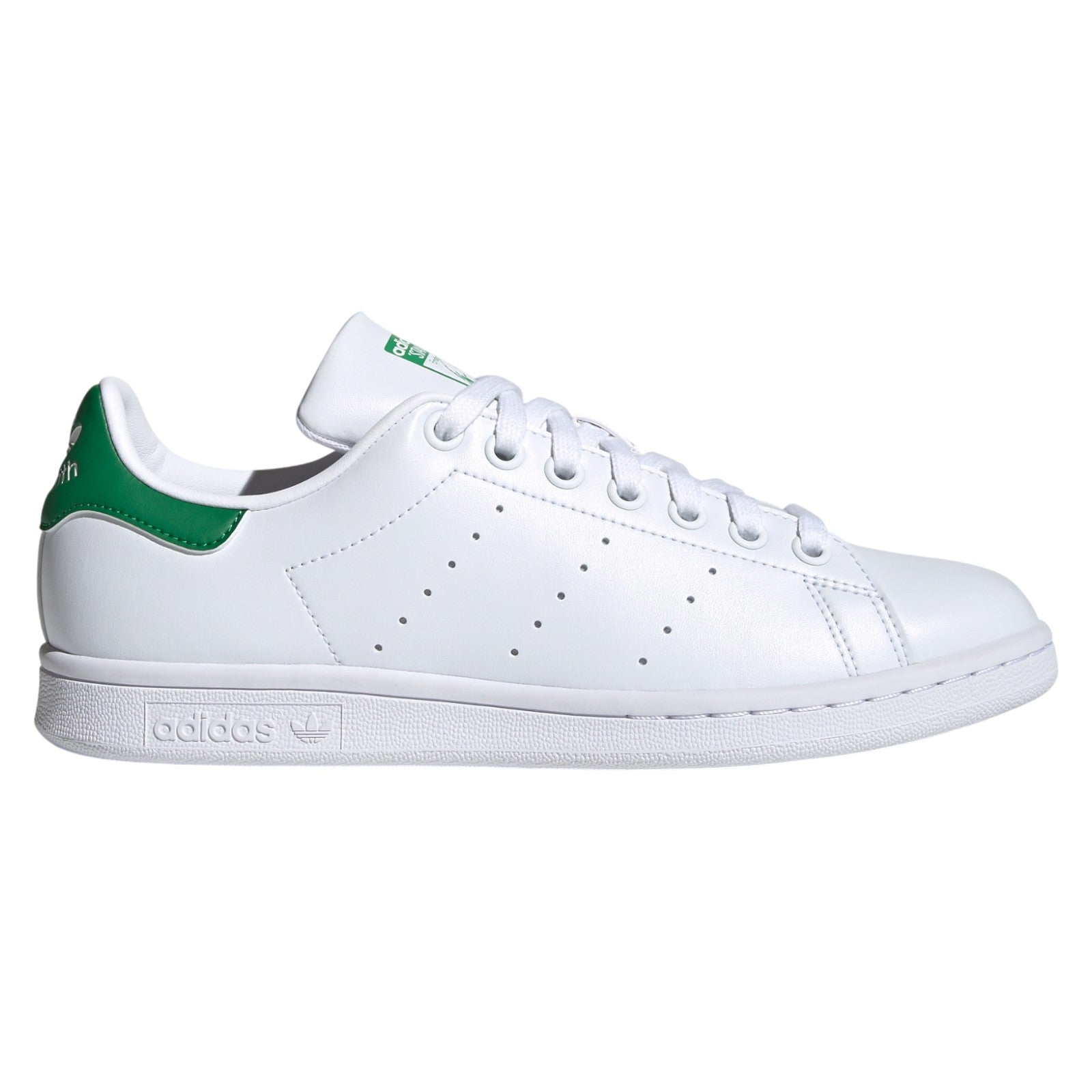 adidas Originals Womens Stan Smith Shoes - Cloud White / Green