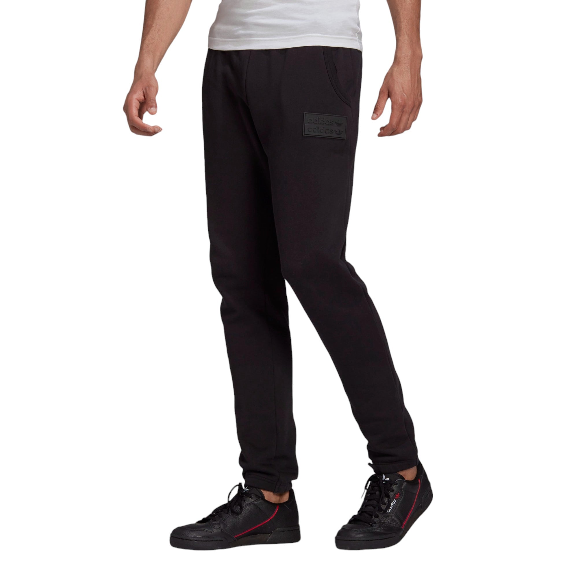 adidas Originals R.Y.V. Silicone Double Linear Badge Joggers - Black