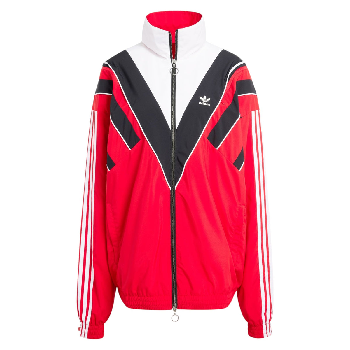 adidas Originals Unisex Rasant Cut Line Track Top - Red