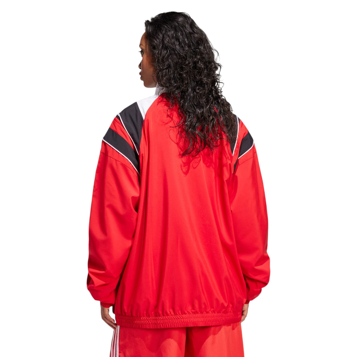 adidas Originals Unisex Rasant Cut Line Track Top - Red