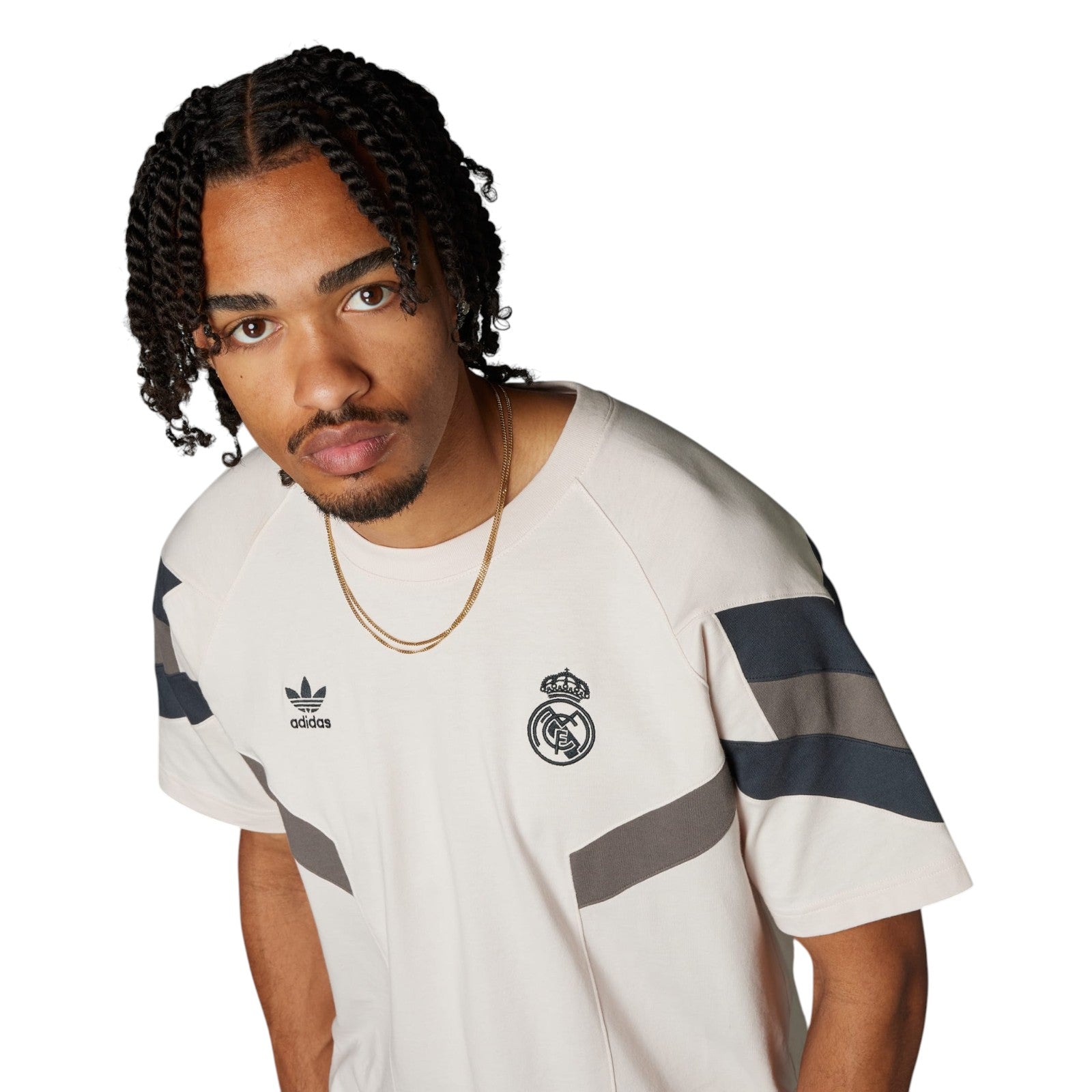 adidas Originals Men's Real Madrid Originals Tee - White