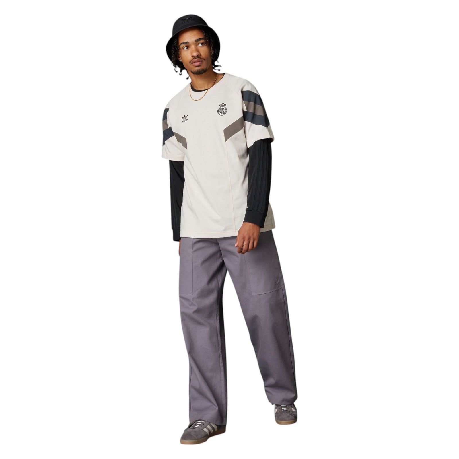 adidas Originals Men's Real Madrid Originals Tee - White
