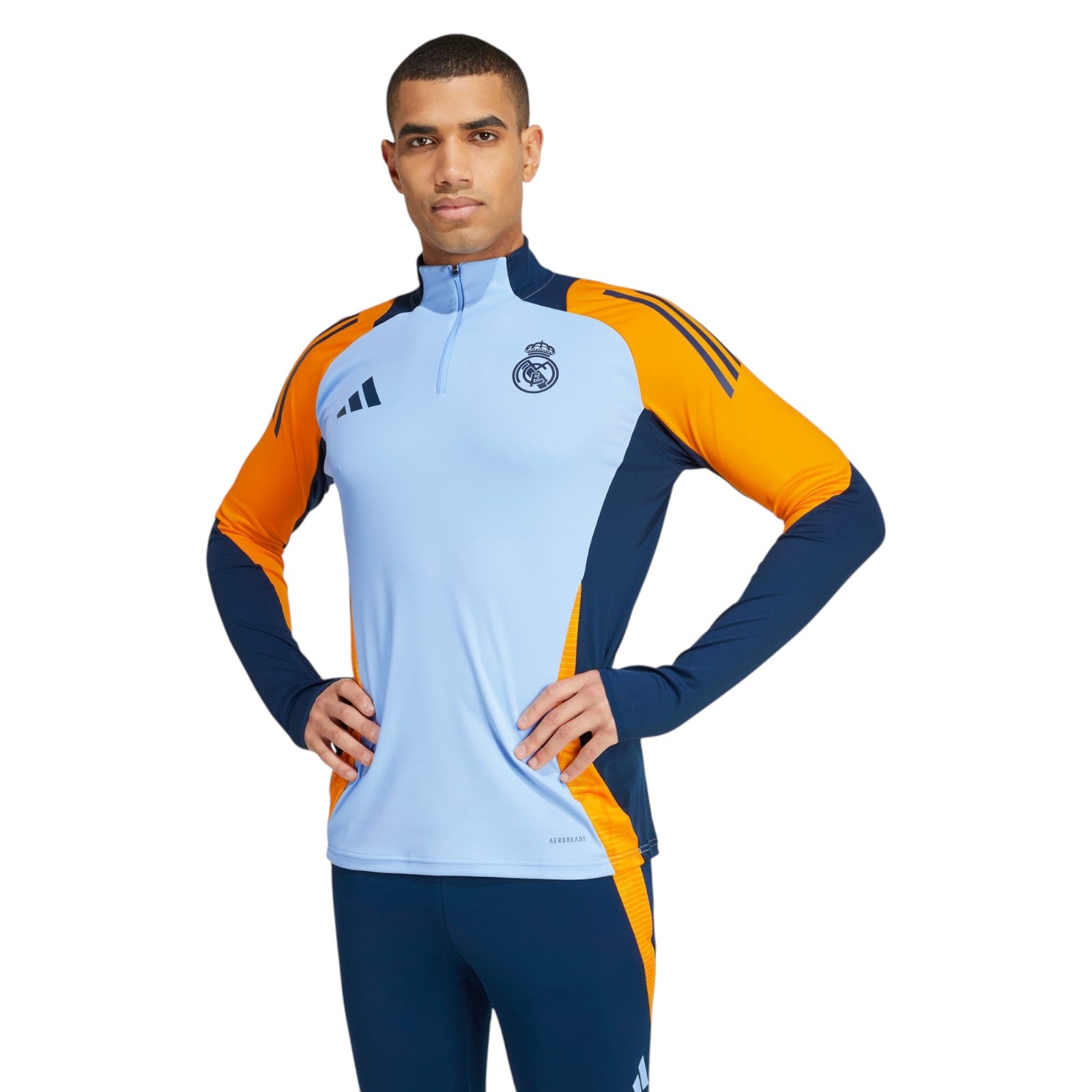 adidas Men's Real Madrid Tiro 24 Competition Training Top - Blue