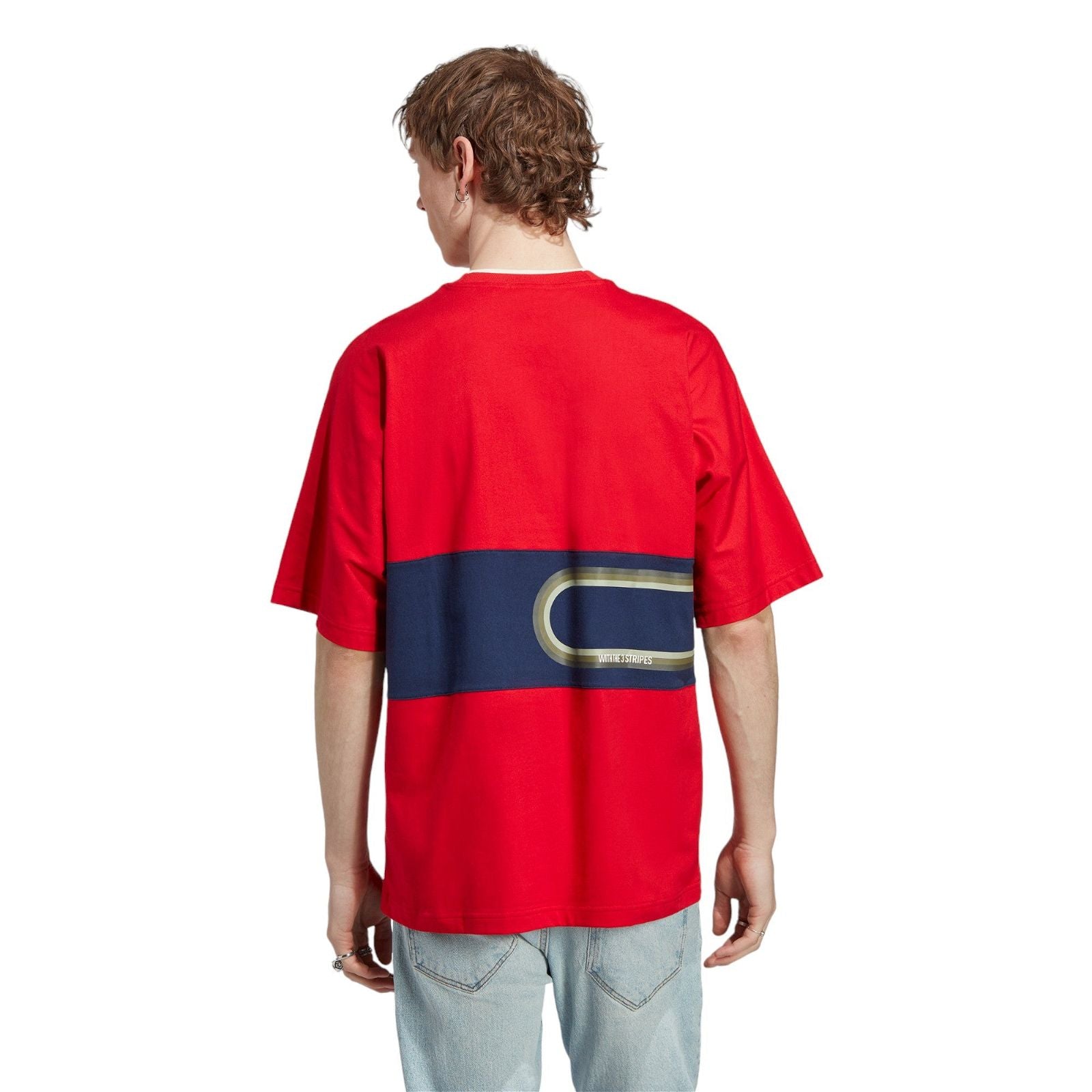 adidas Originals Blokepop Tee - Better Scarlet / Red - ViaductClothing - -
