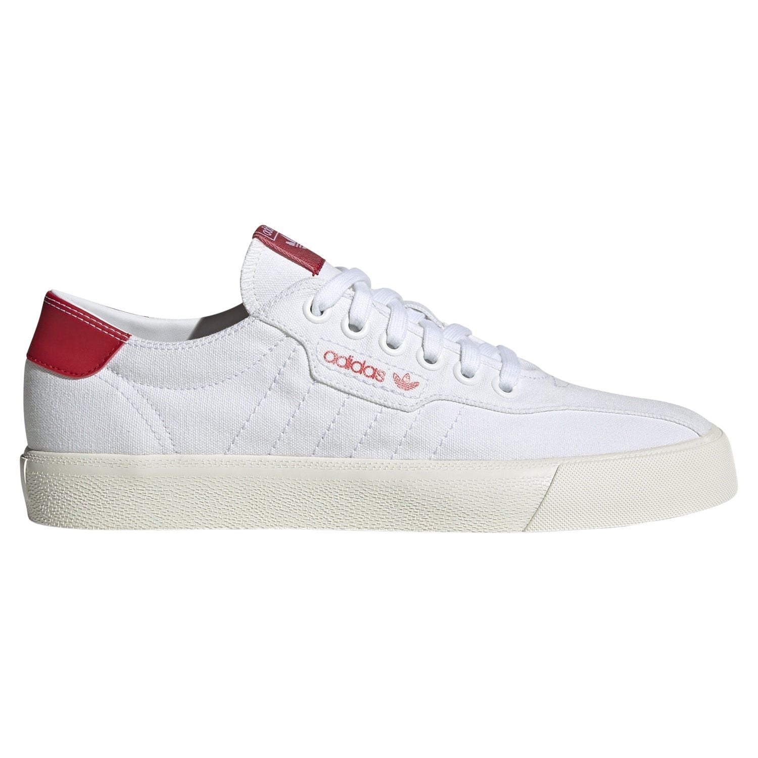 adidas Originals Love Set Super Shoes - White/Red - ViaductClothing - -