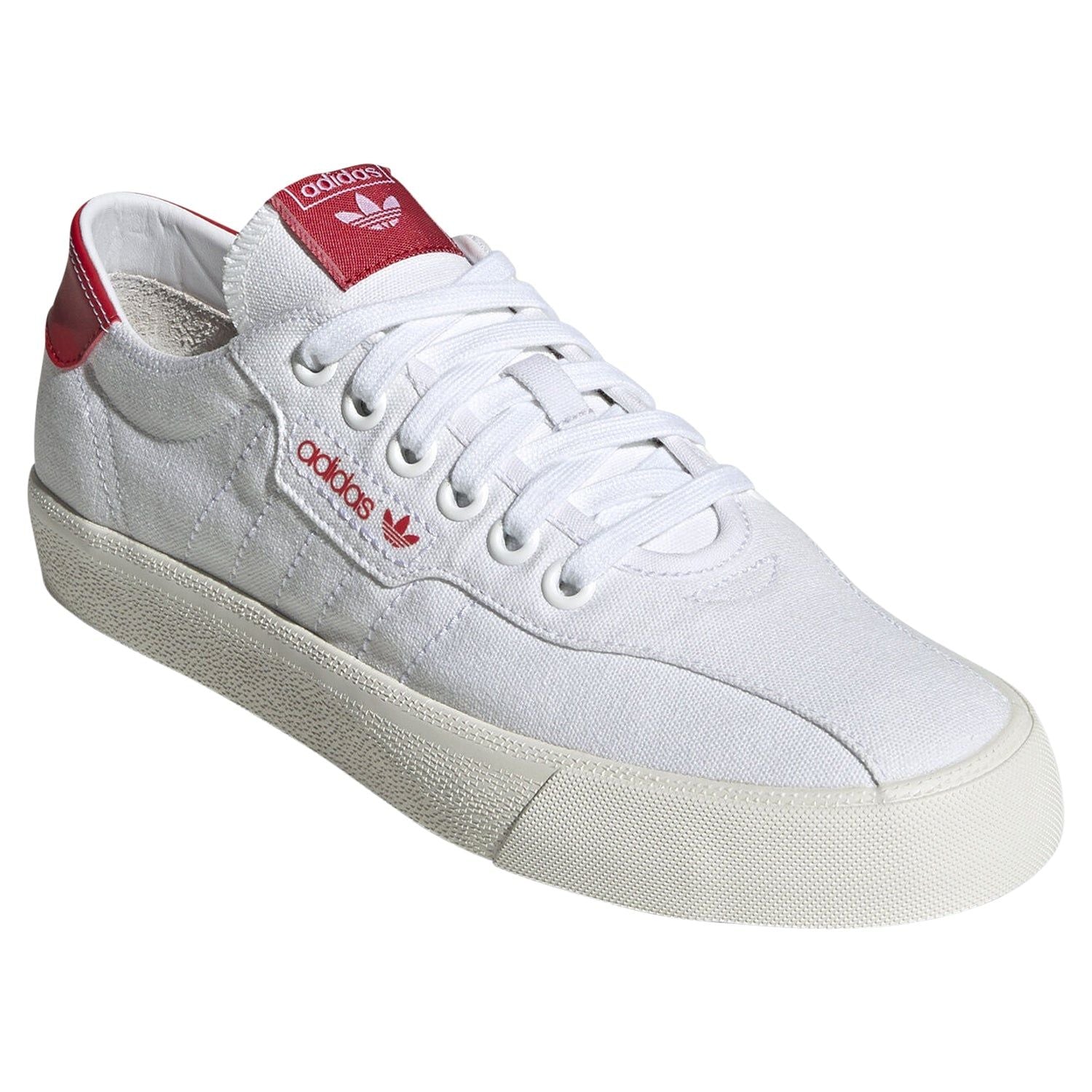 adidas Originals Love Set Super Shoes - White/Red - ViaductClothing - -