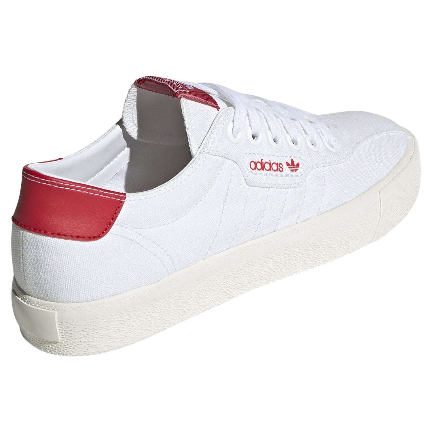 adidas Originals Love Set Super Shoes - White/Red - ViaductClothing - -