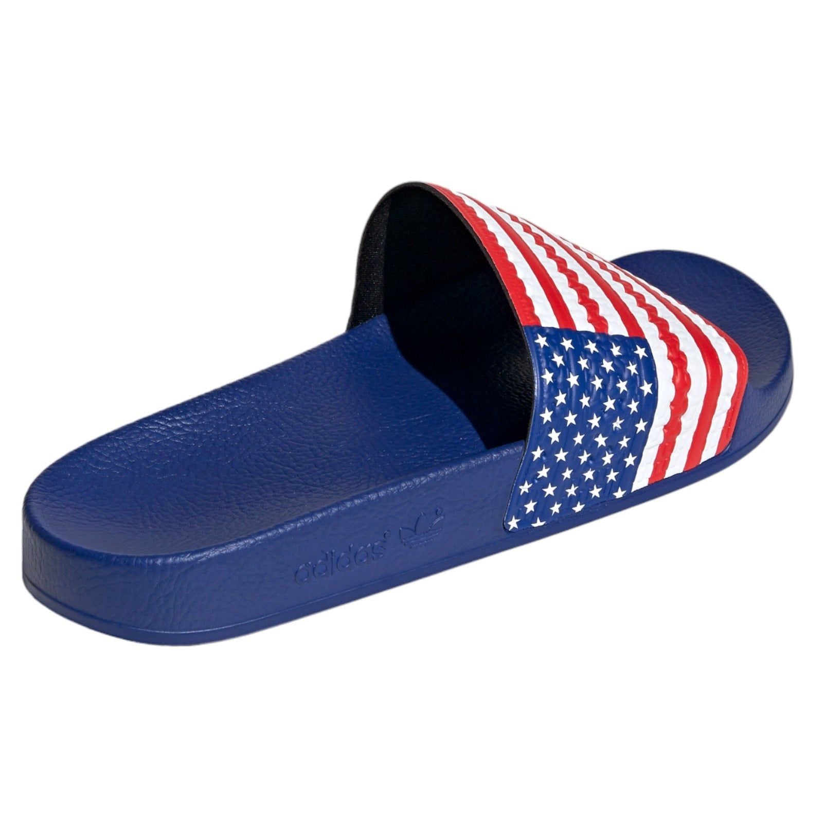 adidas Originals Unisex Adilette USA Slides - Blue / Red - ViaductClothing - -