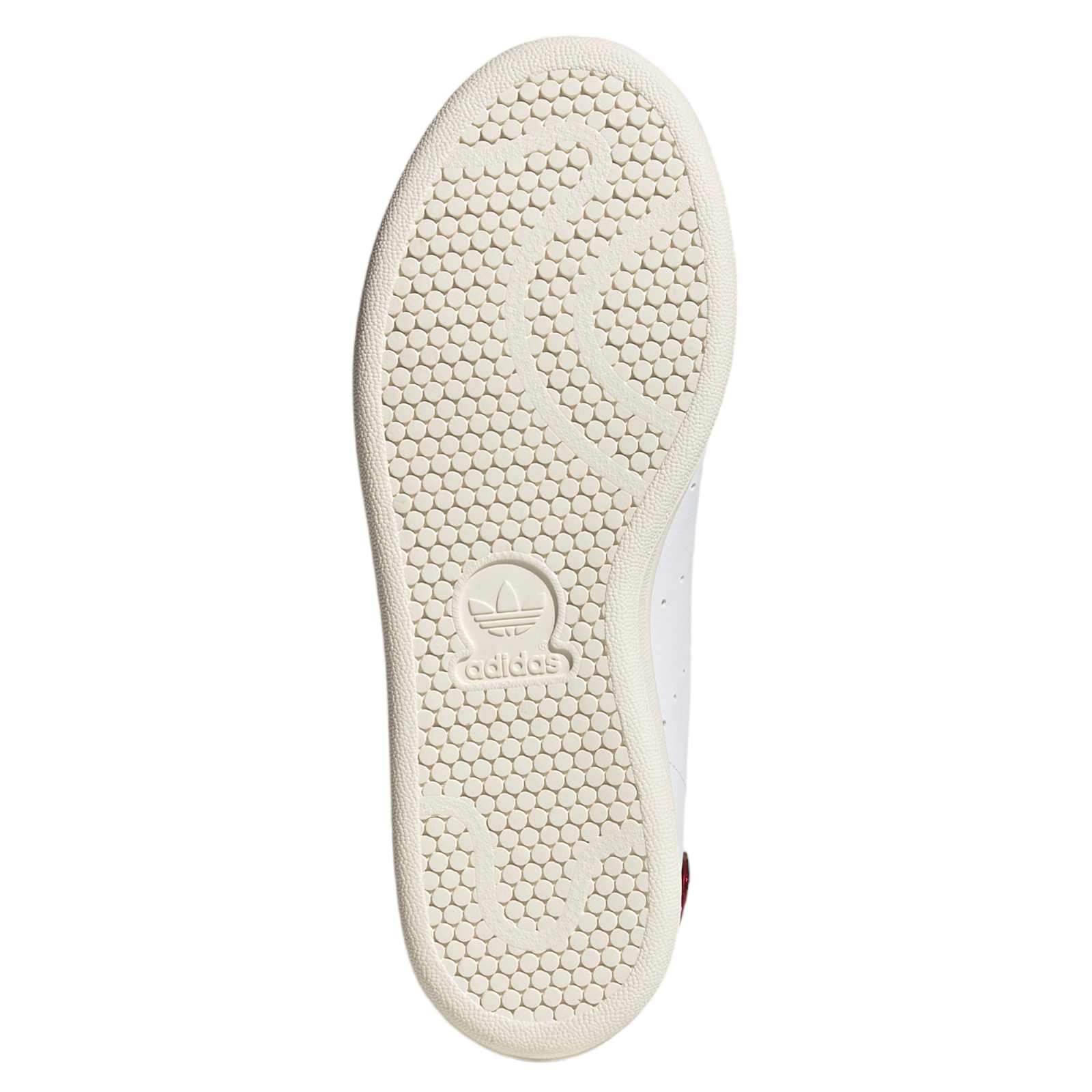 adidas Originals Womens Stan Smith Shoes TPU Heel - White / Red - ViaductClothing - -