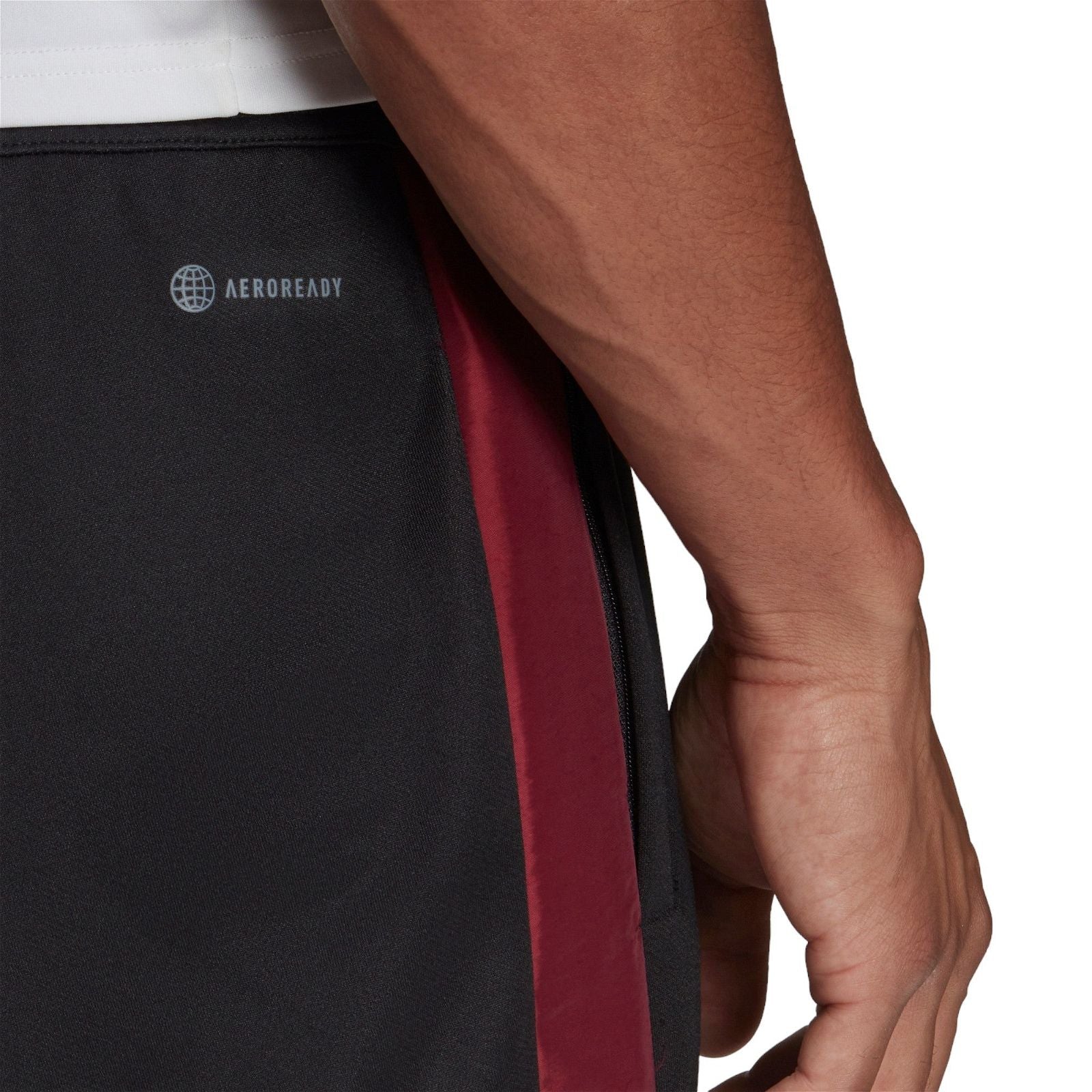 adidas Tiro Football Track Pants - Black / Red - ViaductClothing - -