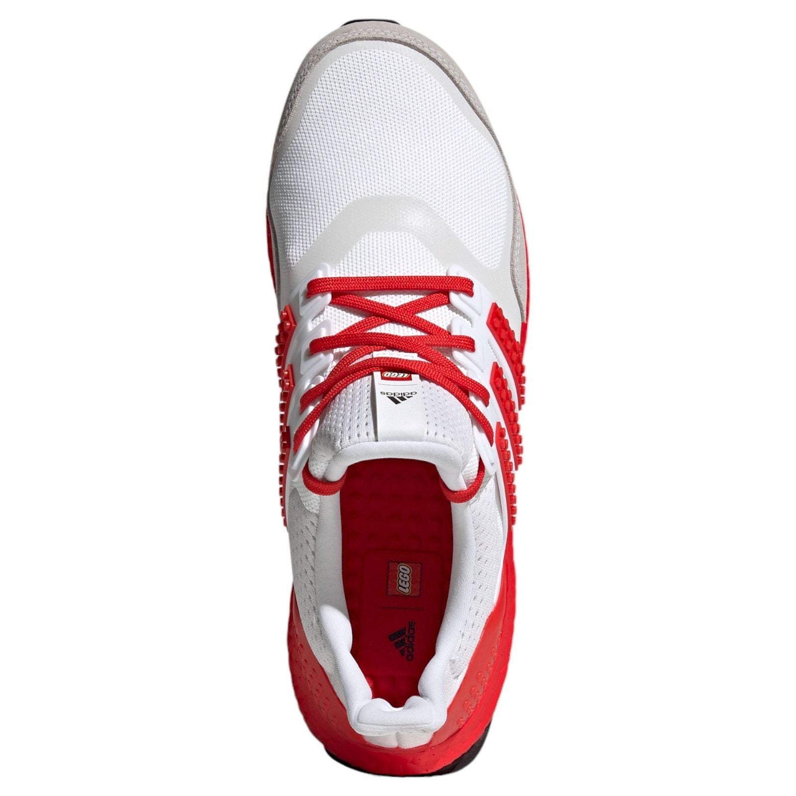 adidas Ultra Boost LEGO Color Pack Trainers - White / Red - ViaductClothing - -