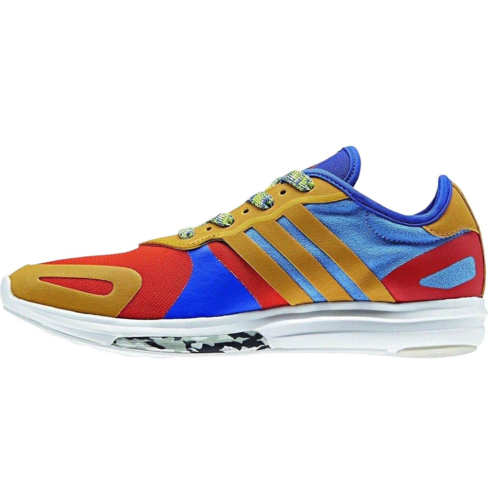 adidas Womens Stella McCartney Yvori Trainers - Blue / Red - ViaductClothing - -