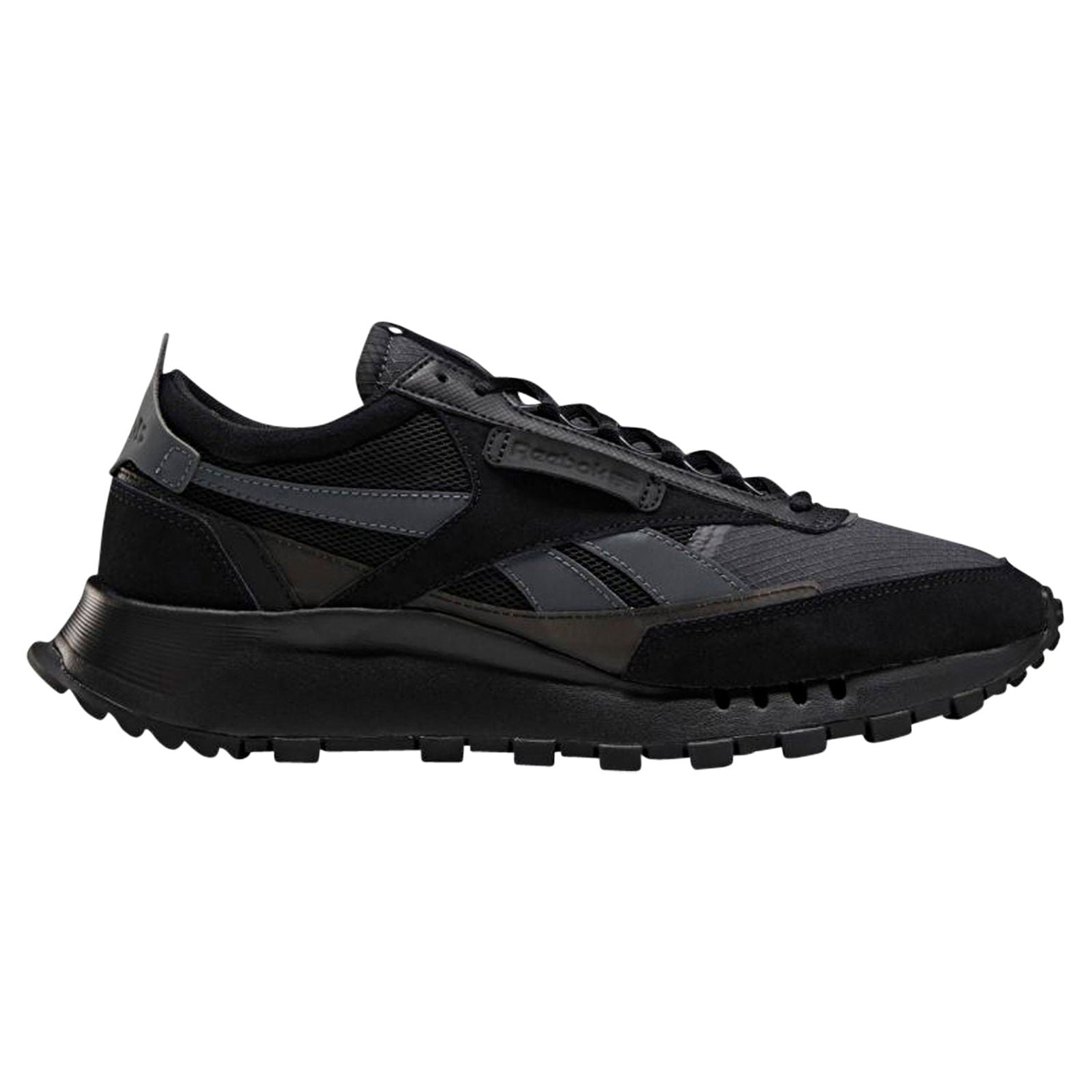 Reebok Classic CL Leather Legacy Shoes - Black Grey - ViaductClothing - -