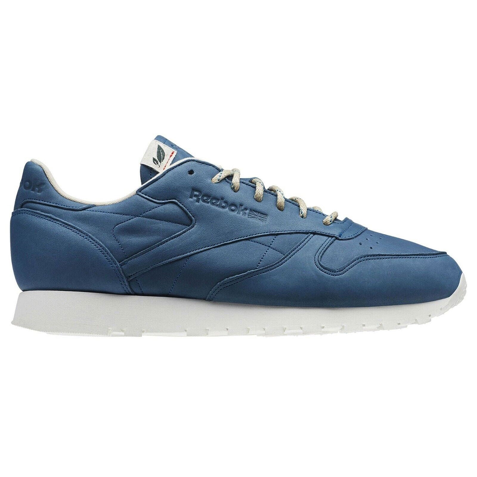 Reebok Classic Leather Eco Trainers - Blue - ViaductClothing - -