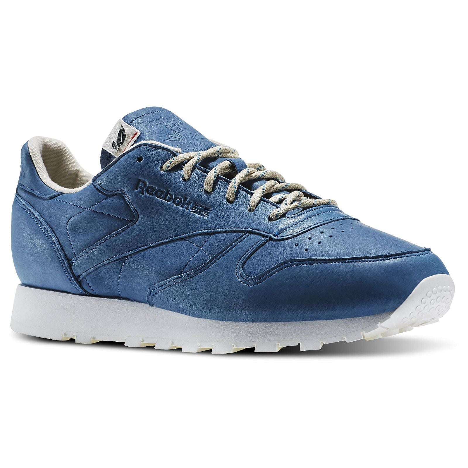 Reebok Classic Leather Eco Trainers - Blue - ViaductClothing - -