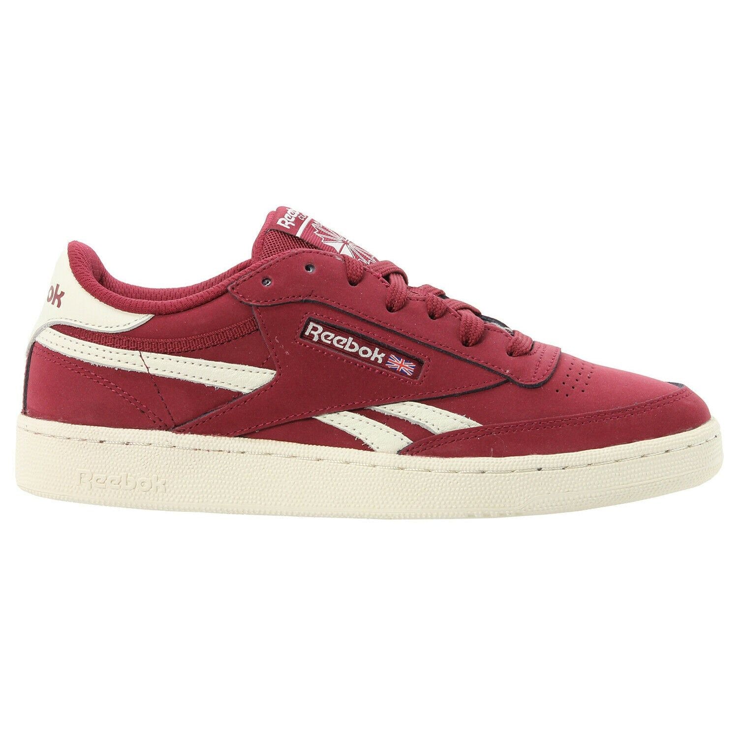Reebok Classic Revenge Plus Trainers - Burgundy - ViaductClothing - -