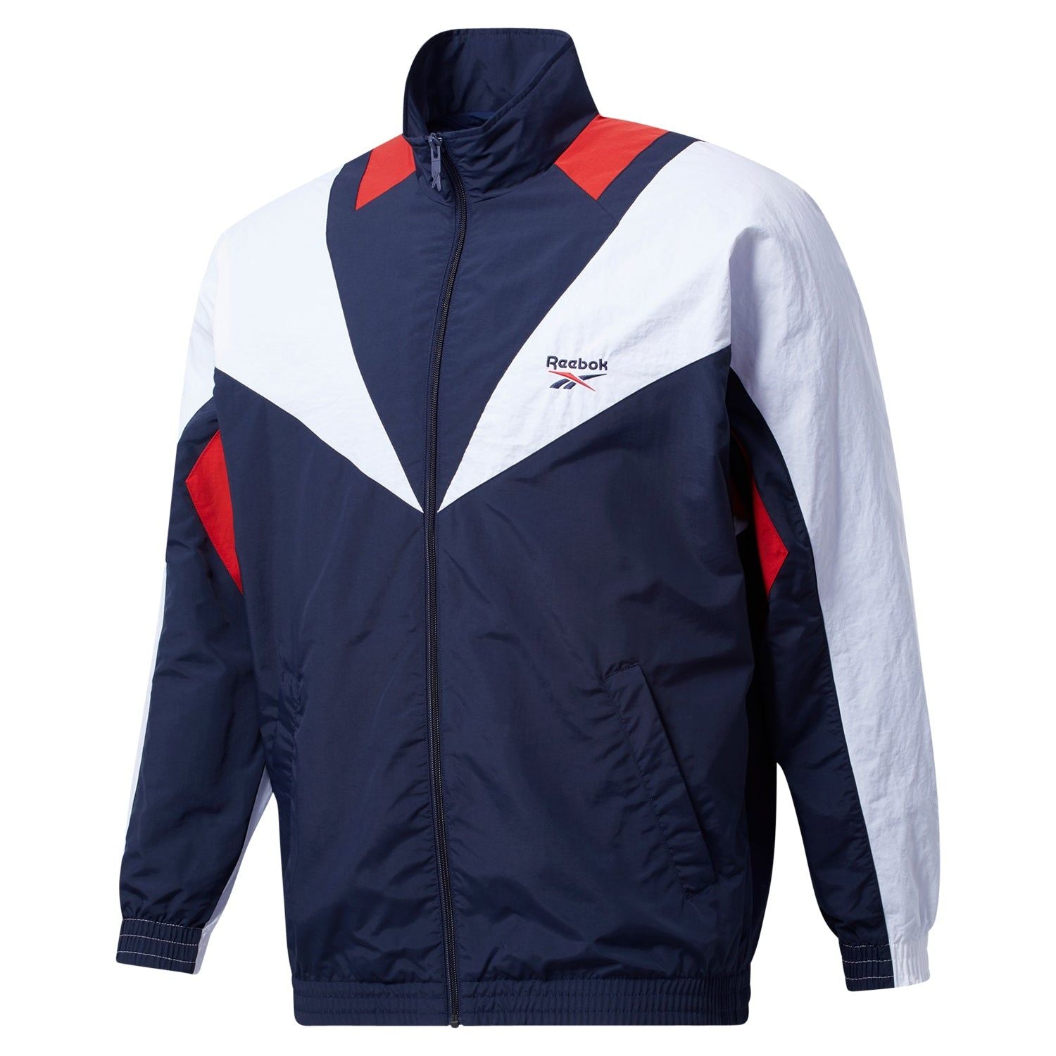 Reebok Classic Twin Vector Retro 90s Track Top - Navy - ViaductClothing - -