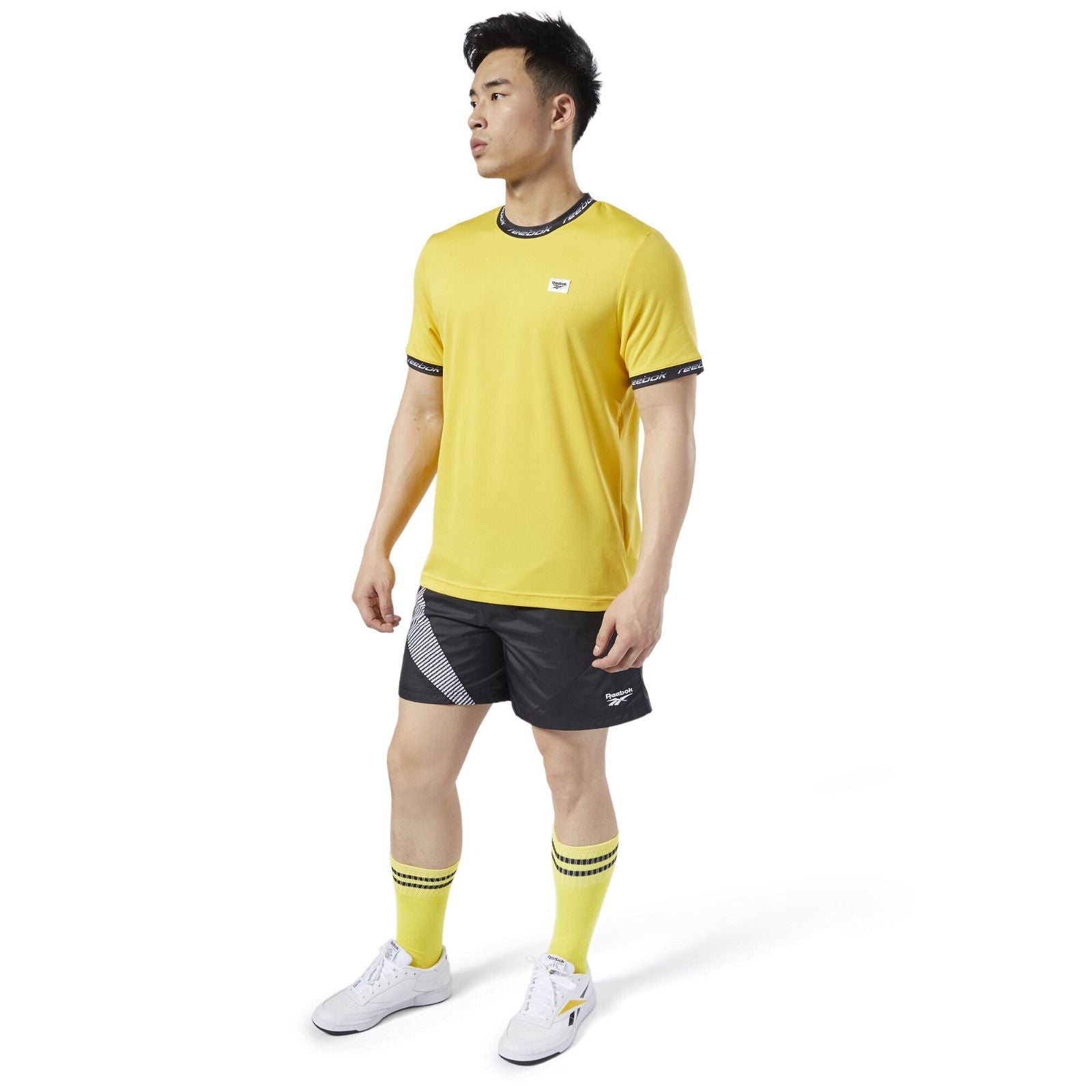 Reebok Classics Advance Tee - Yellow - ViaductClothing - -