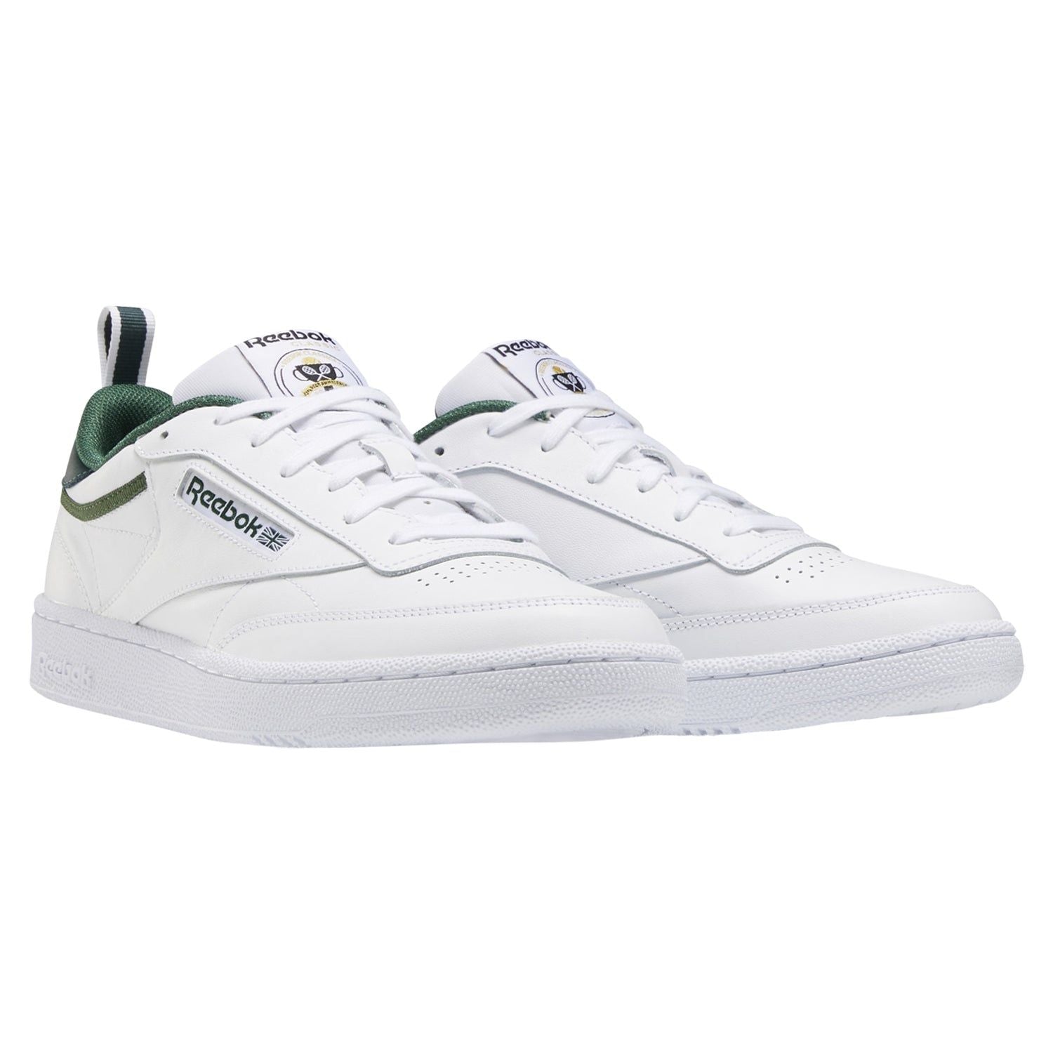 Reebok Classics Club C 85 35th Anniversary Shoes - Utility Green - ViaductClothing - -