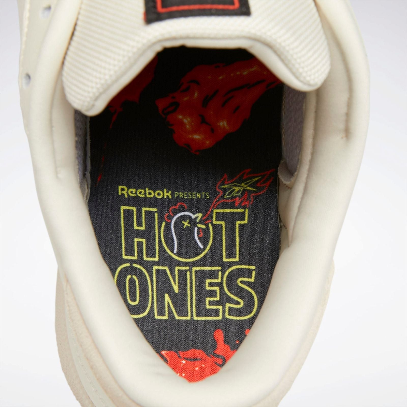 Reebok Classics Club C 85 x Hot Ones 'Scoville Levels' Trainers - White - ViaductClothing - -
