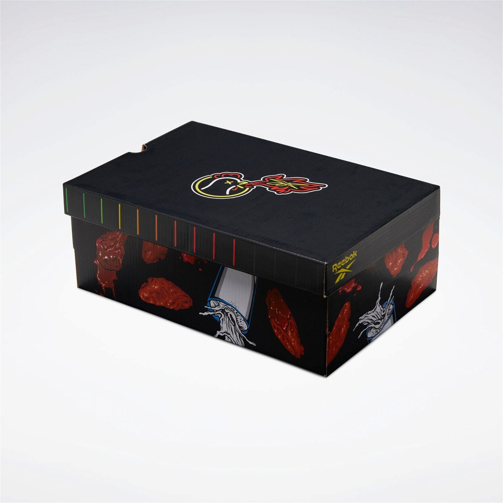 Reebok Classics Club C 85 x Hot Ones 'Scoville Levels' Trainers - White - ViaductClothing - -