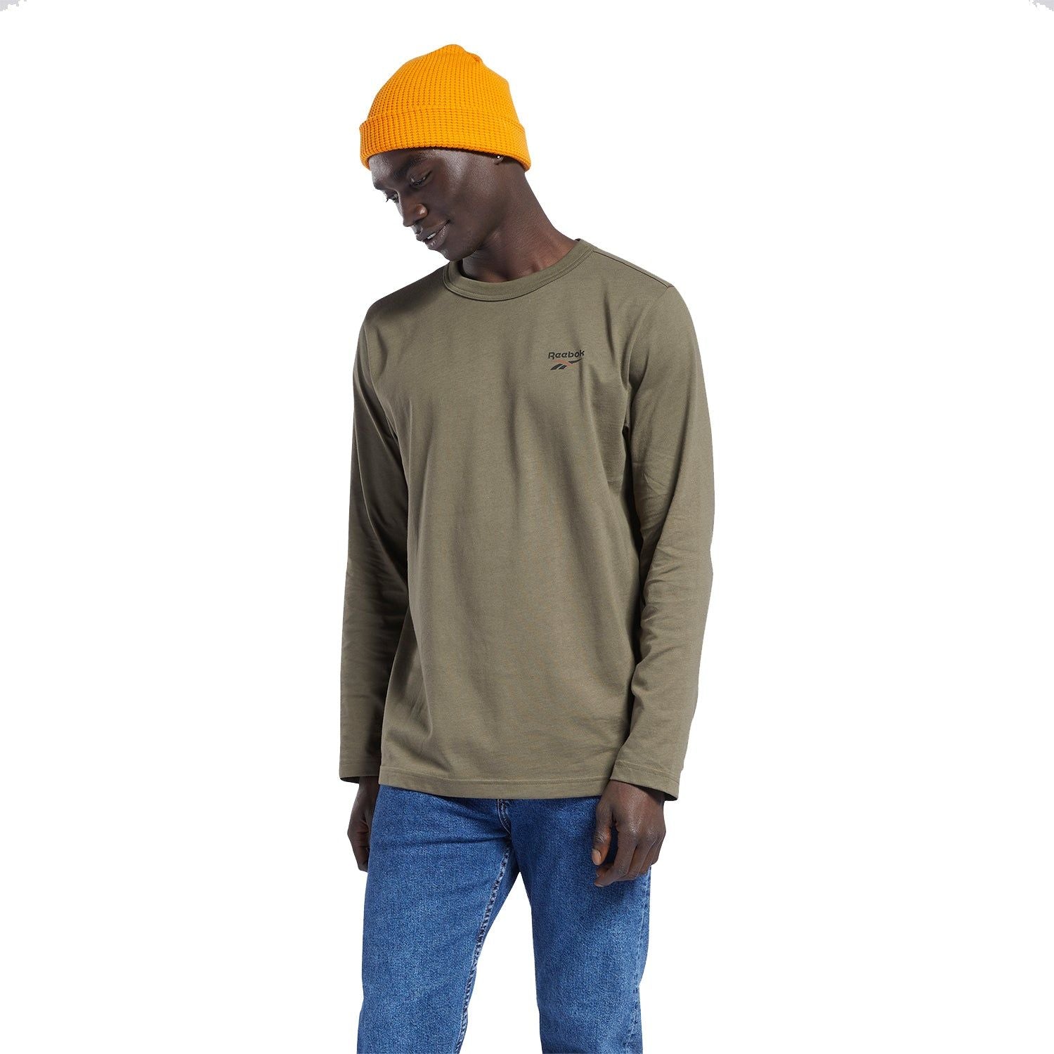 Reebok Classics Destination Long Sleeve T-shirt - Green - ViaductClothing - -