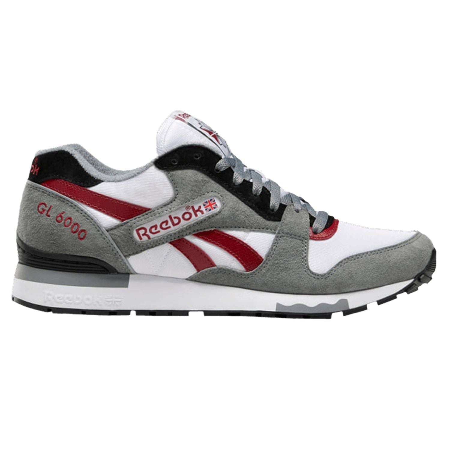 Reebok Classics GL 6000 OG Trainers - Grey & Red - ViaductClothing - -
