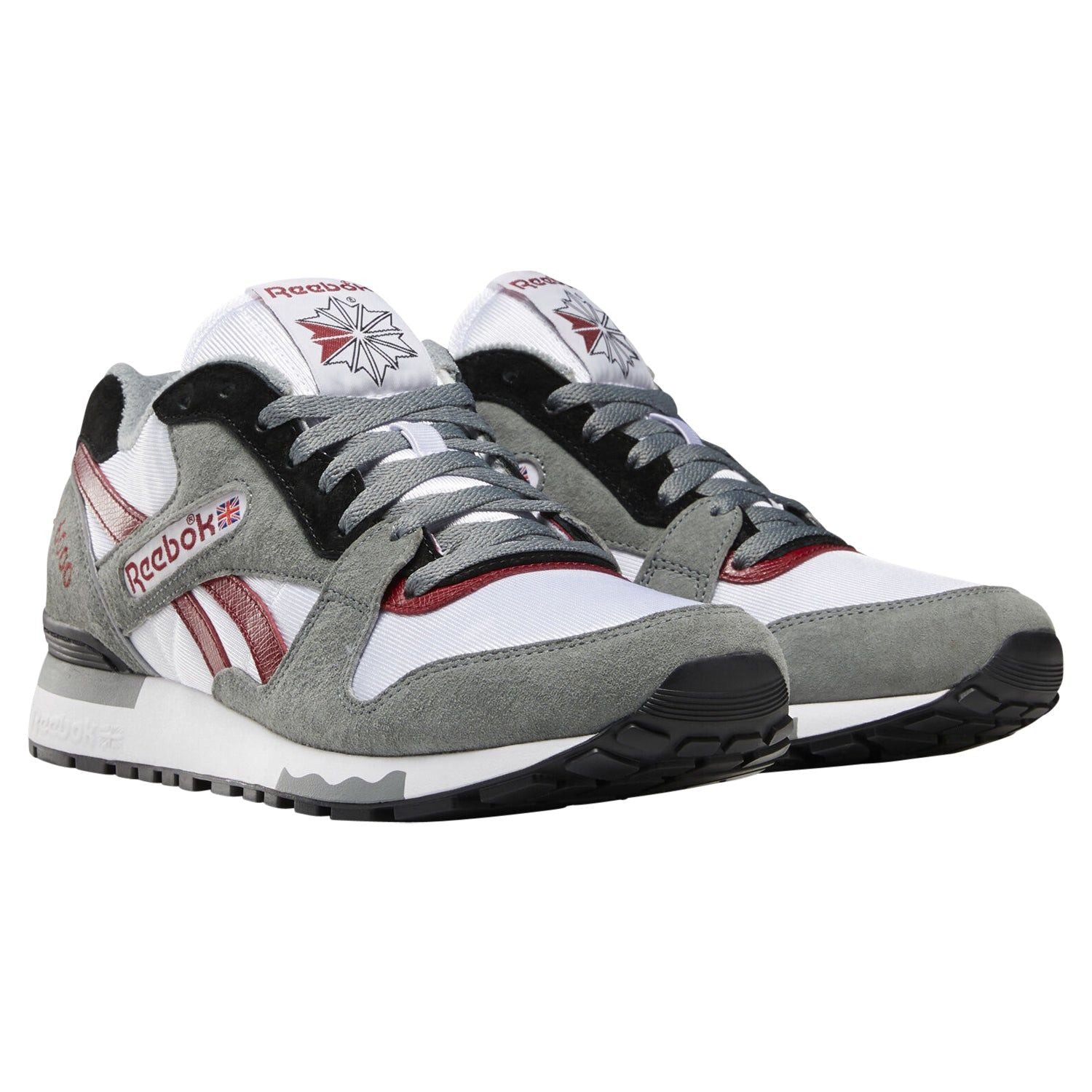 Reebok Classics GL 6000 OG Trainers - Grey & Red - ViaductClothing - -