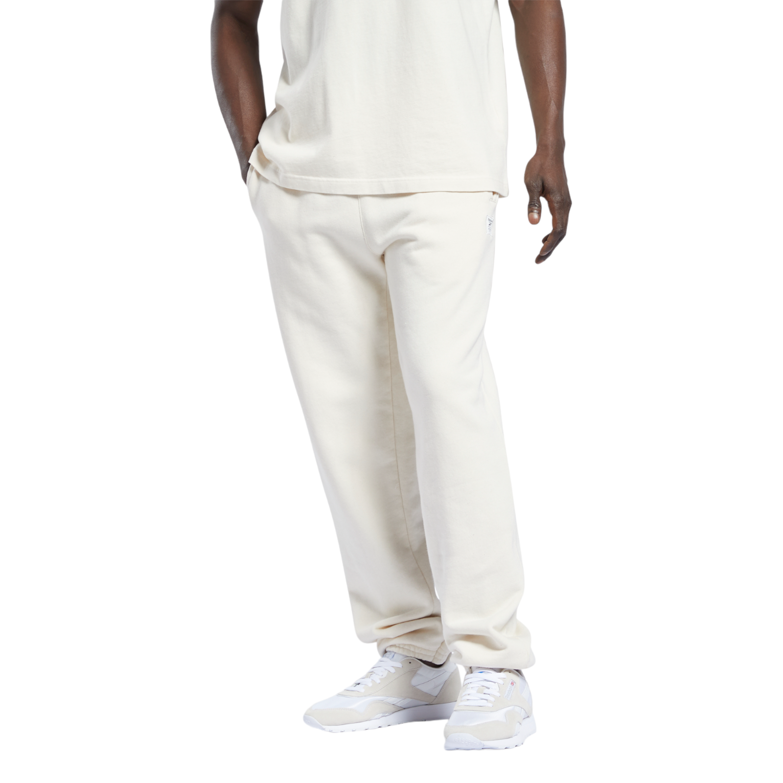 Reebok Classics Joggers Sweat Pants - Off White - ViaductClothing - -