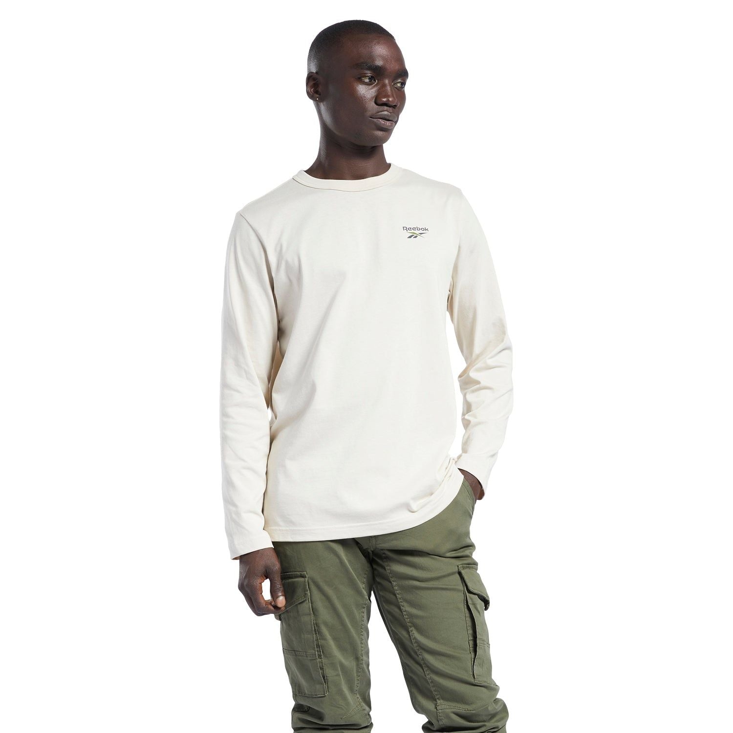 Reebok Classics Longsleeve Destination 'Rio de Janeiro' Tee - Beige - ViaductClothing - -
