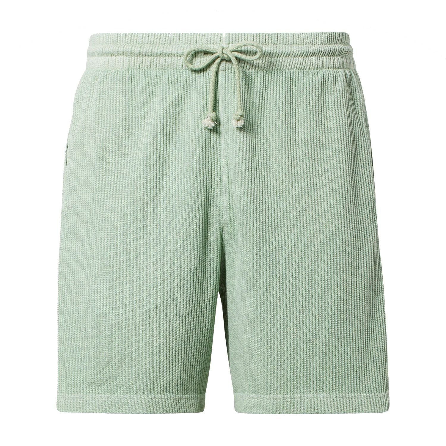 Reebok Classics Natural Dye Waffle Shorts - Green - ViaductClothing - -
