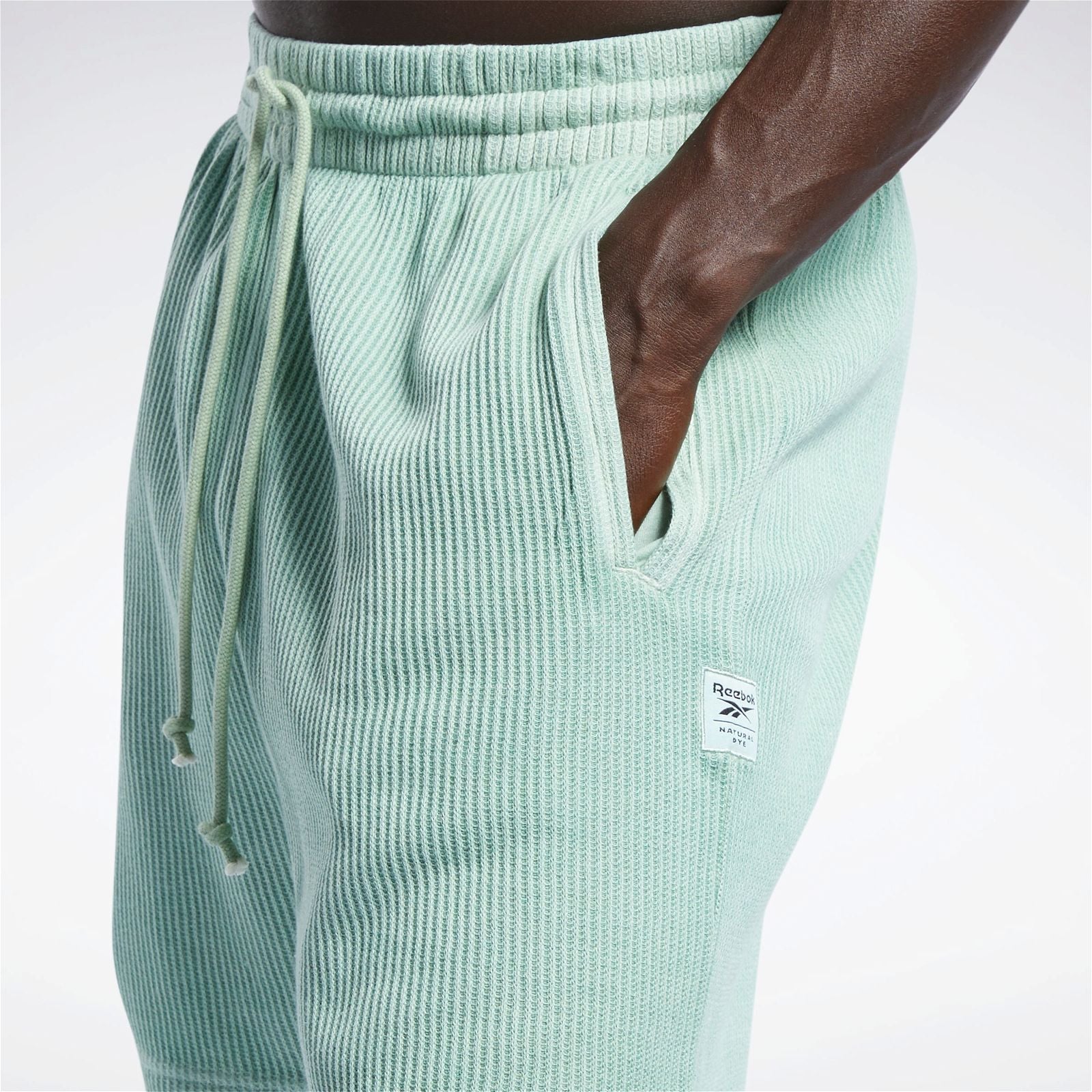 Reebok Classics Natural Dye Waffle Shorts - Green - ViaductClothing - -