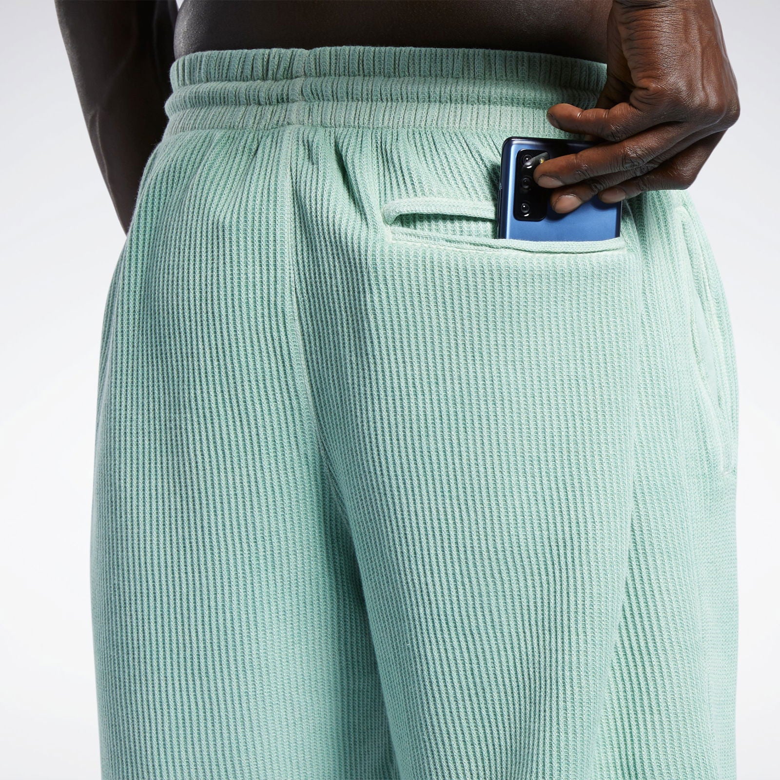Reebok Classics Natural Dye Waffle Shorts - Green - ViaductClothing - -