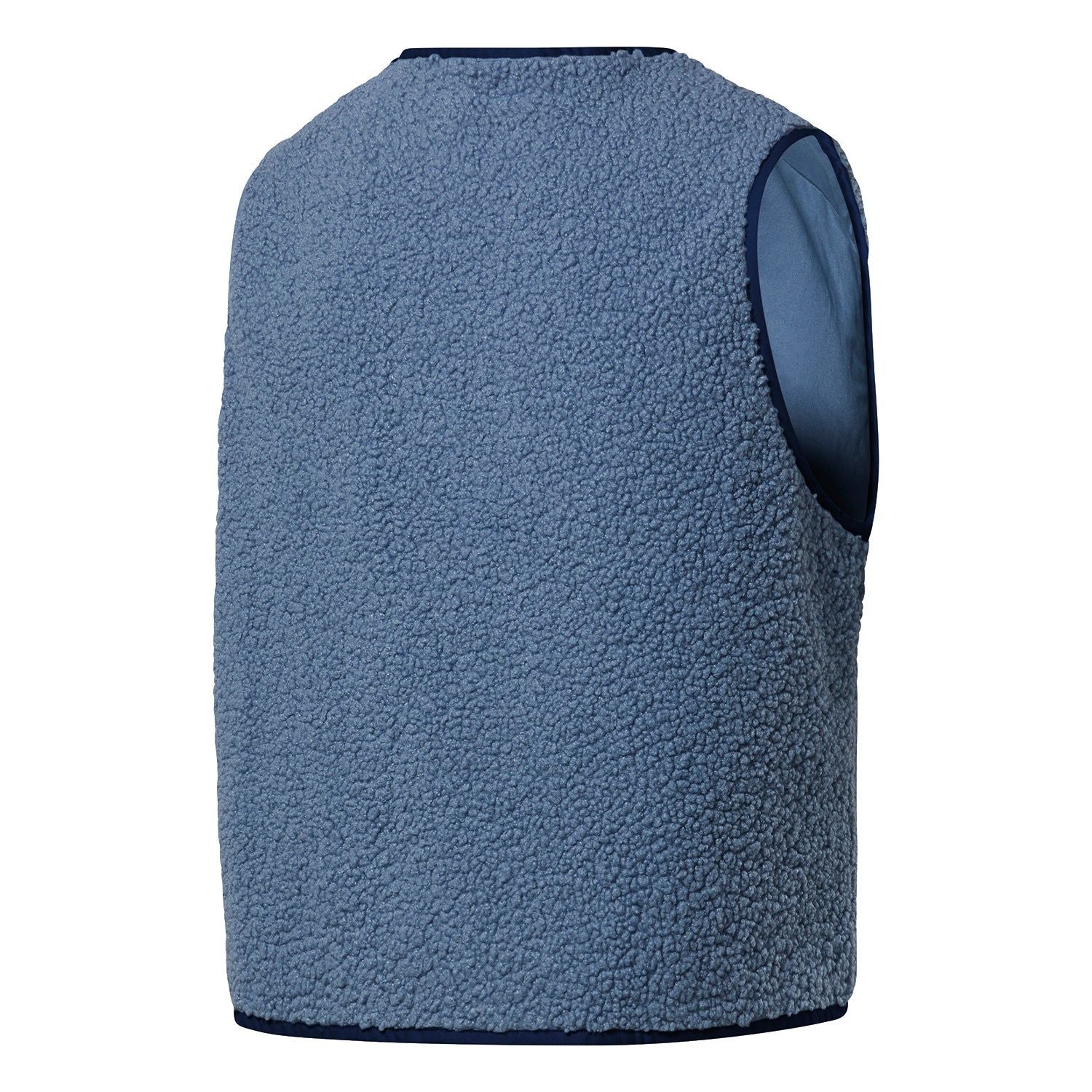 Reebok Classics Sherpa Vest Gilet - Blue - ViaductClothing - -