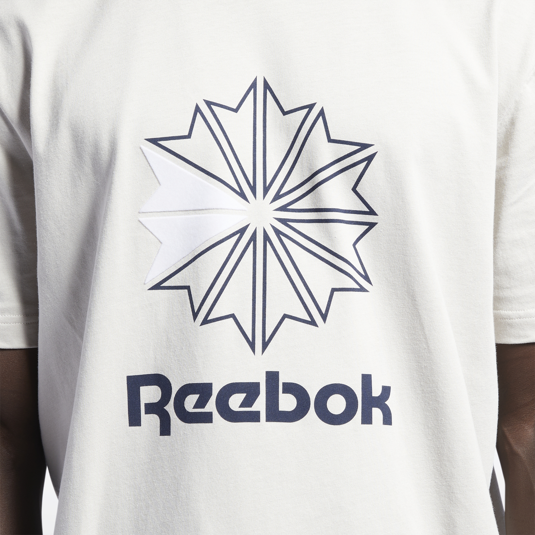 Reebok Classics Starcrest T-Shirt - Beige - ViaductClothing - -