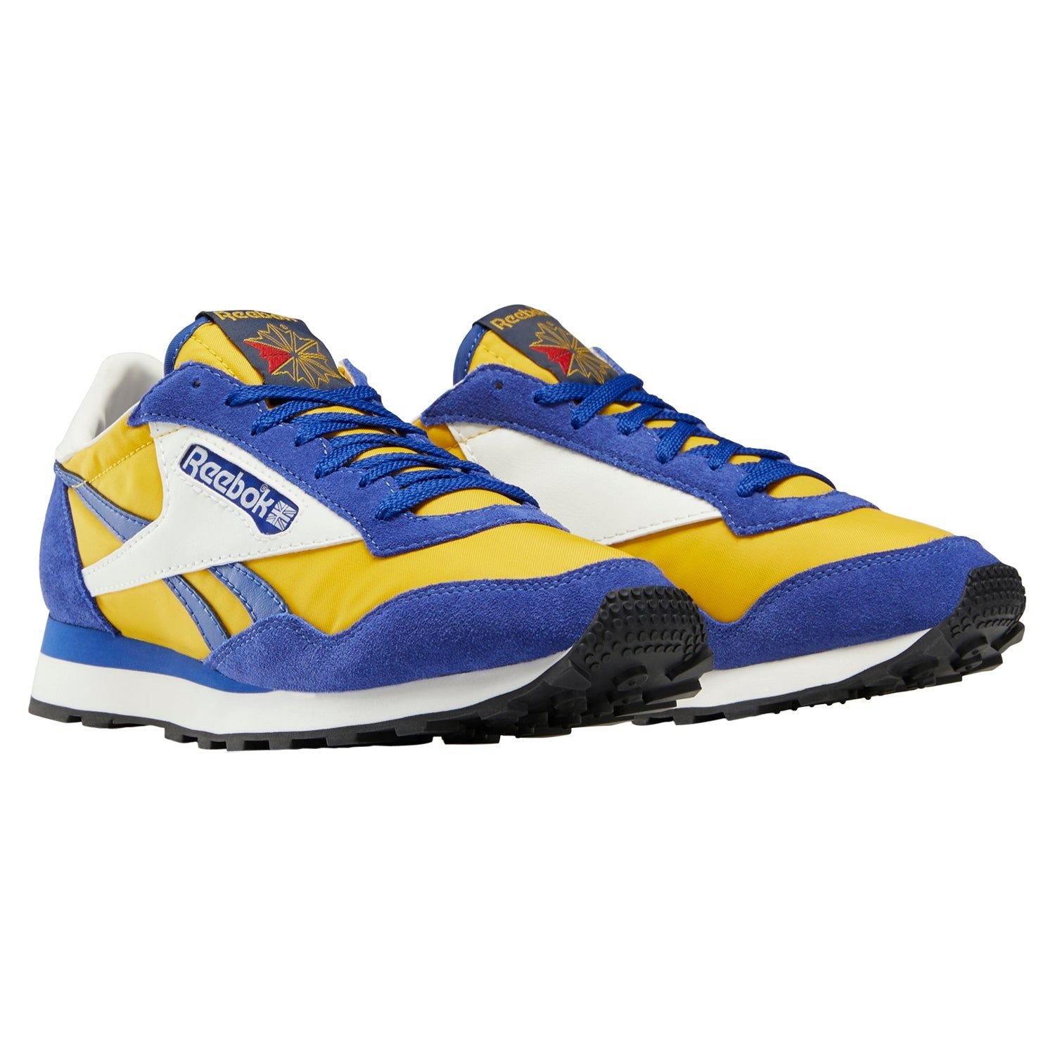 Reebok Classics Unisex Aztec AZ II Shoes - Yellow, Cobalt & Chalk - ViaductClothing - -