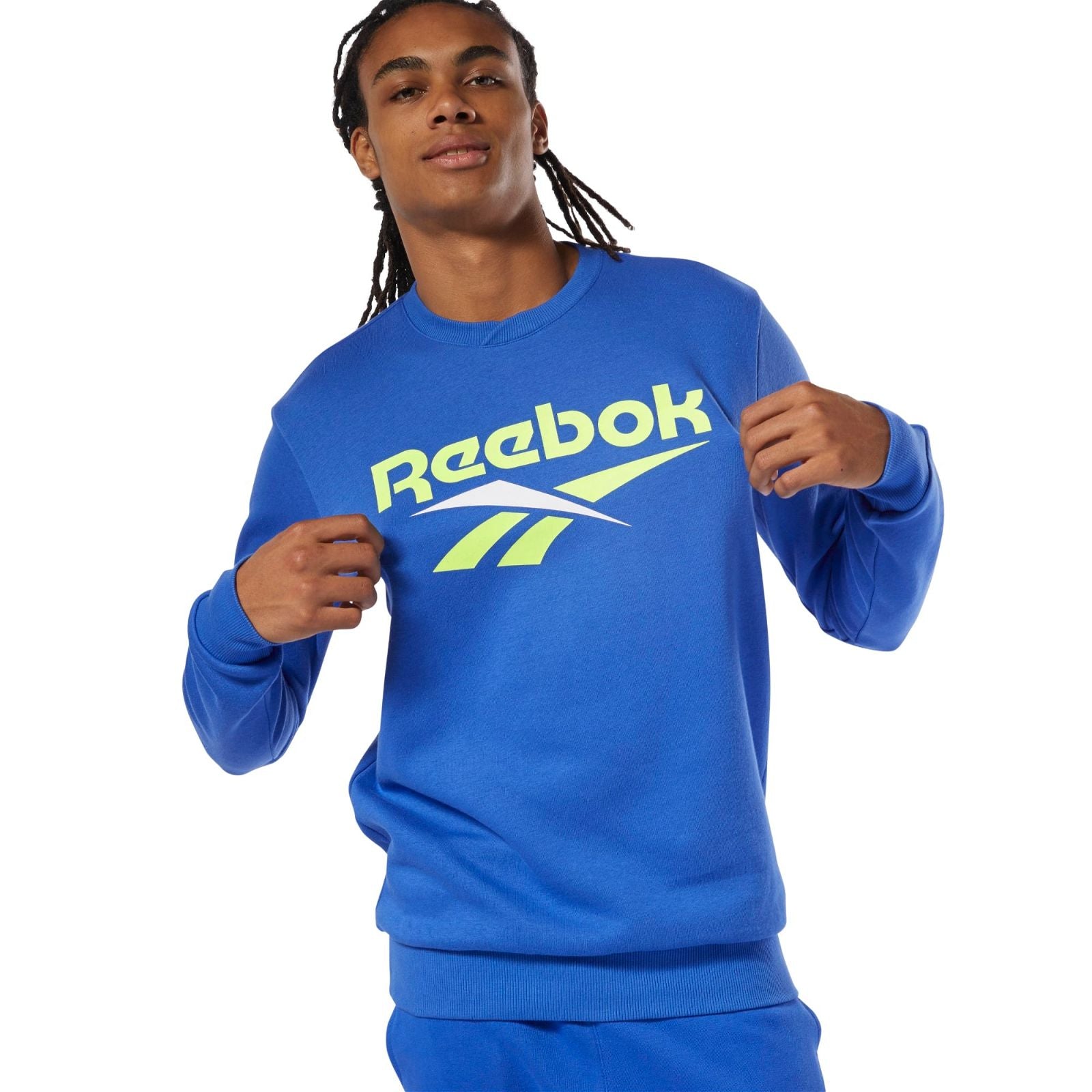 Reebok Classics Vector Crewneck Sweatshirt - Blue - ViaductClothing -  -