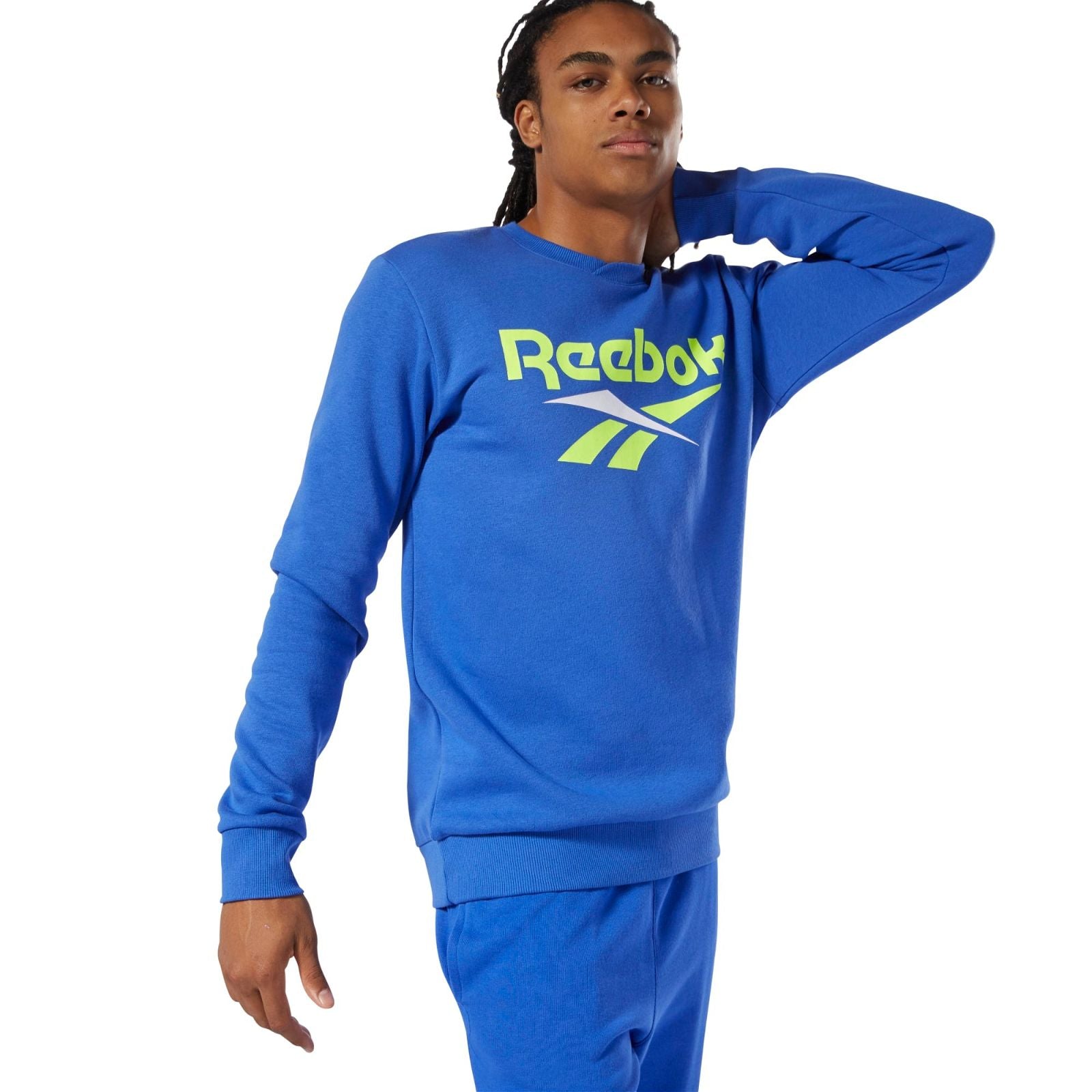 Reebok Classics Vector Crewneck Sweatshirt - Blue - ViaductClothing -  -