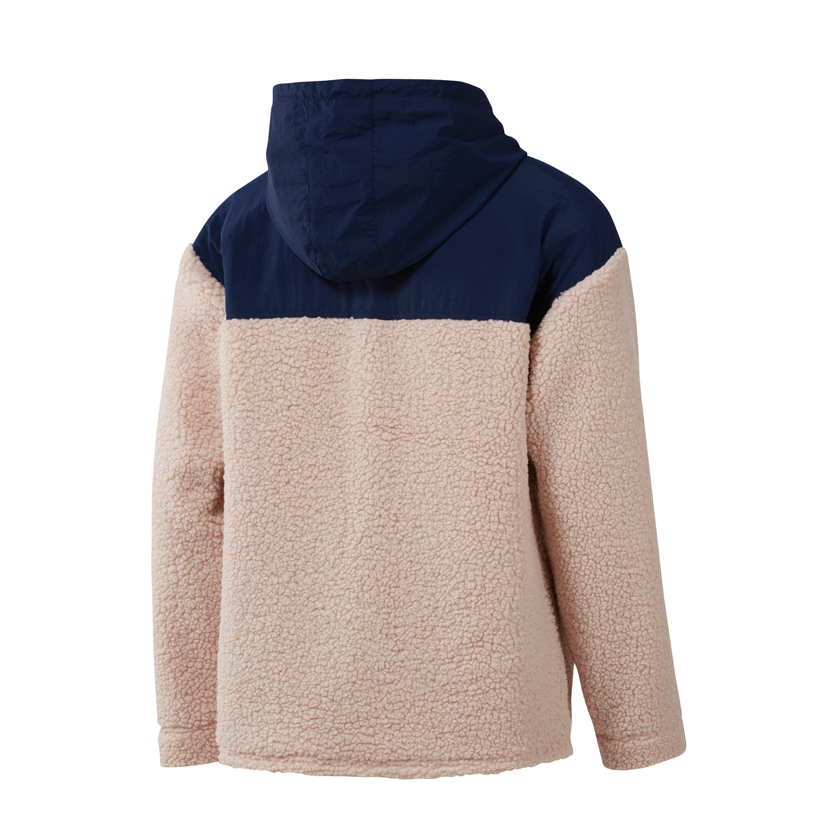 Reebok Classics Vector Sherpa Fleece Jacket - Navy - ViaductClothing - -