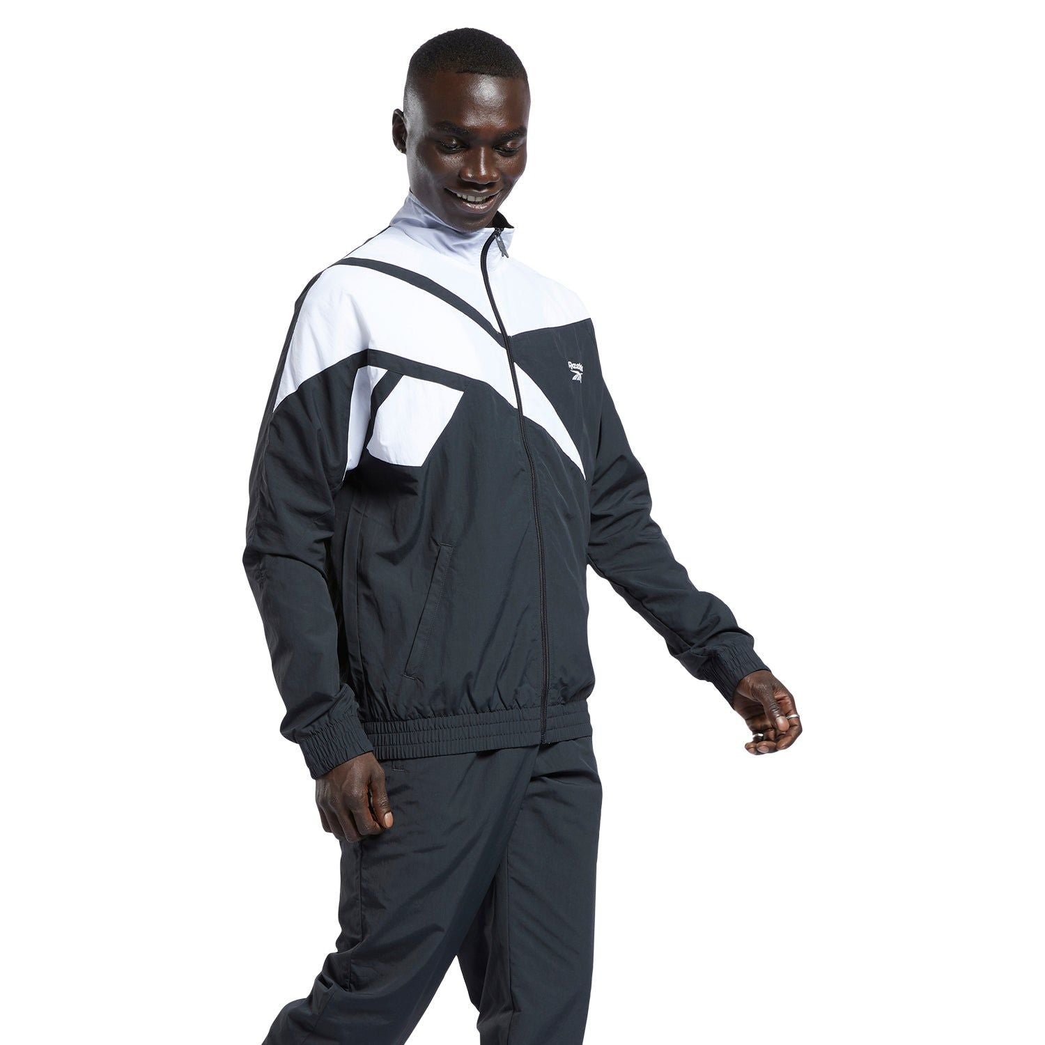 Reebok Classics Vector Track Jacket - Black - ViaductClothing - -