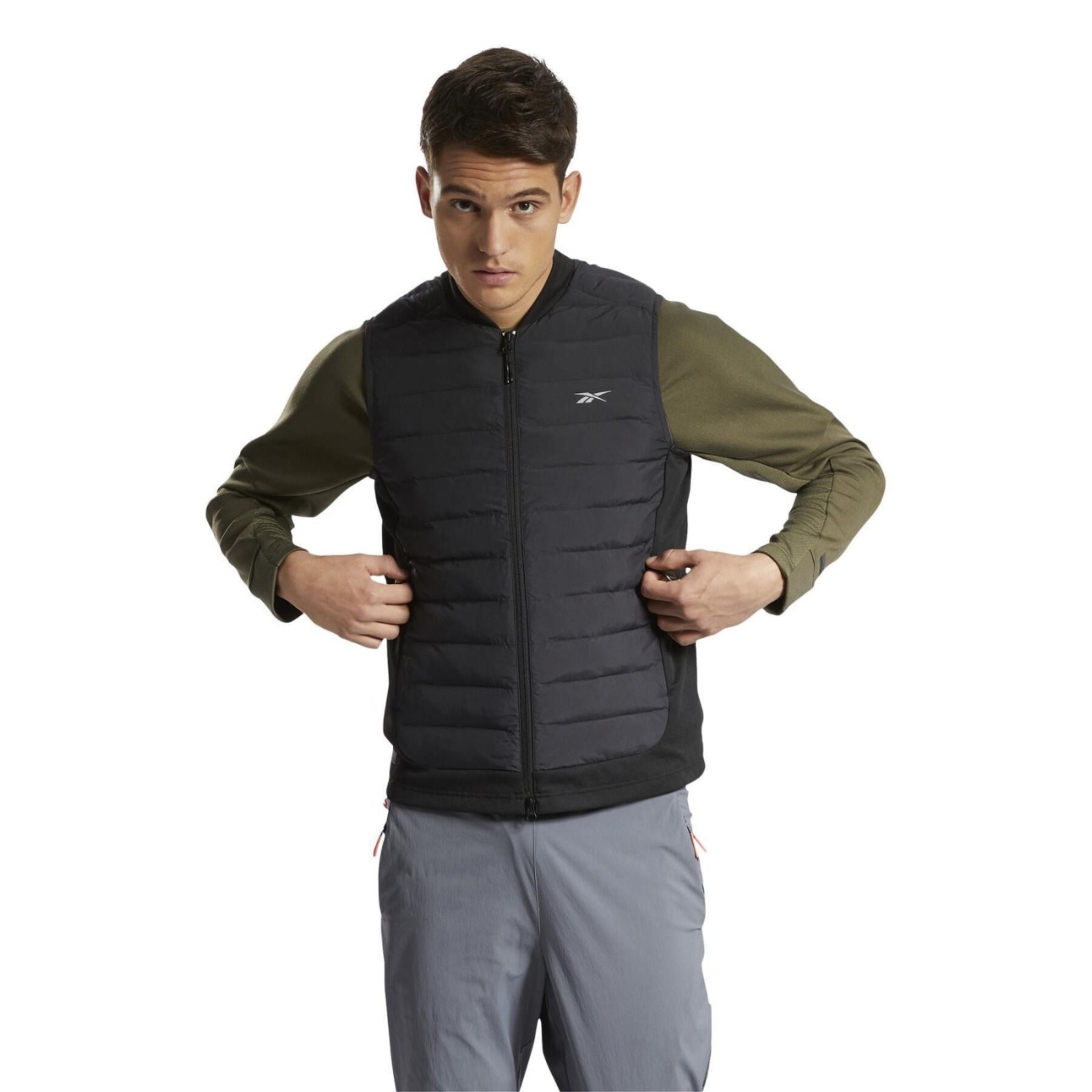 Reebok DMX Training Hybrid Winter Gilet - Black - ViaductClothing - -