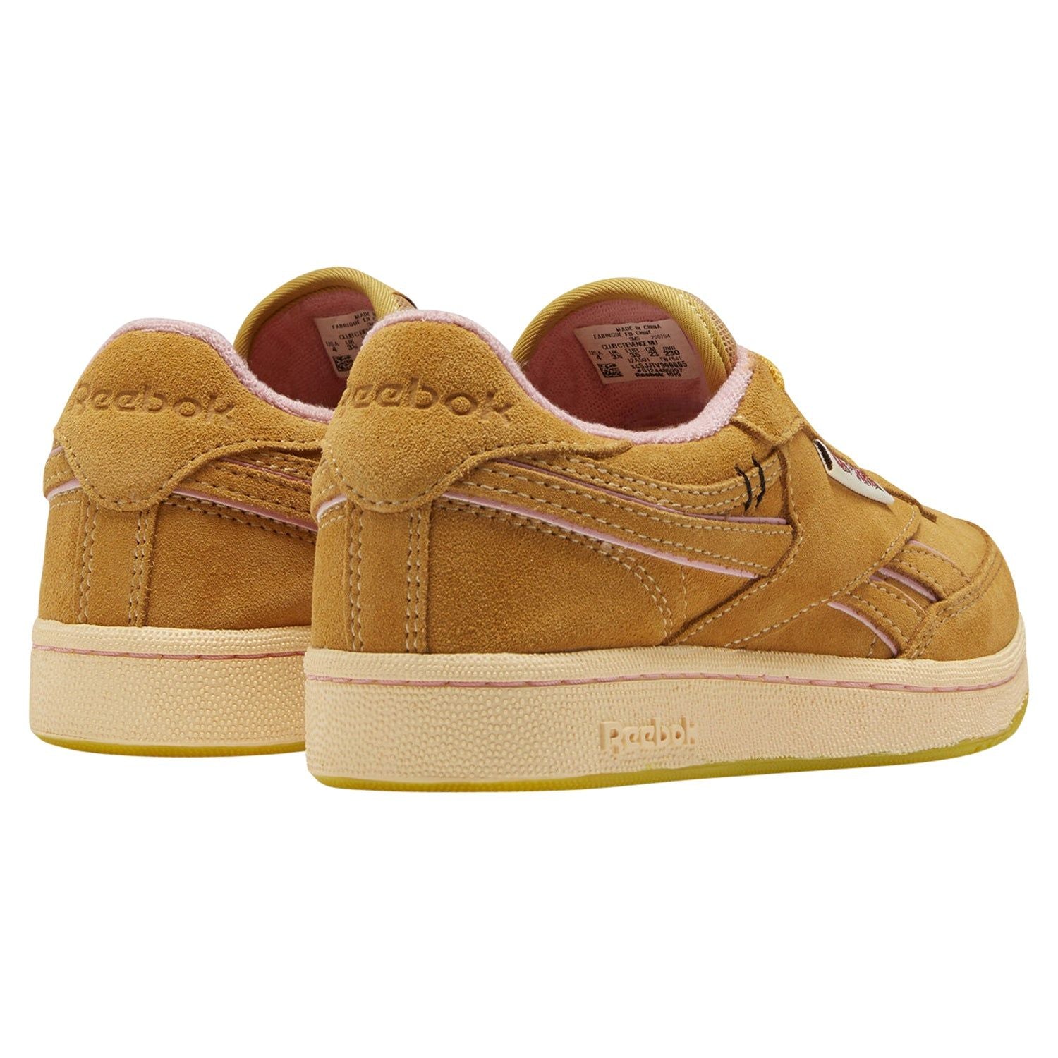 Reebok Junior Club C Revenge Tom & Jerry Shoes - Yellow - ViaductClothing - -