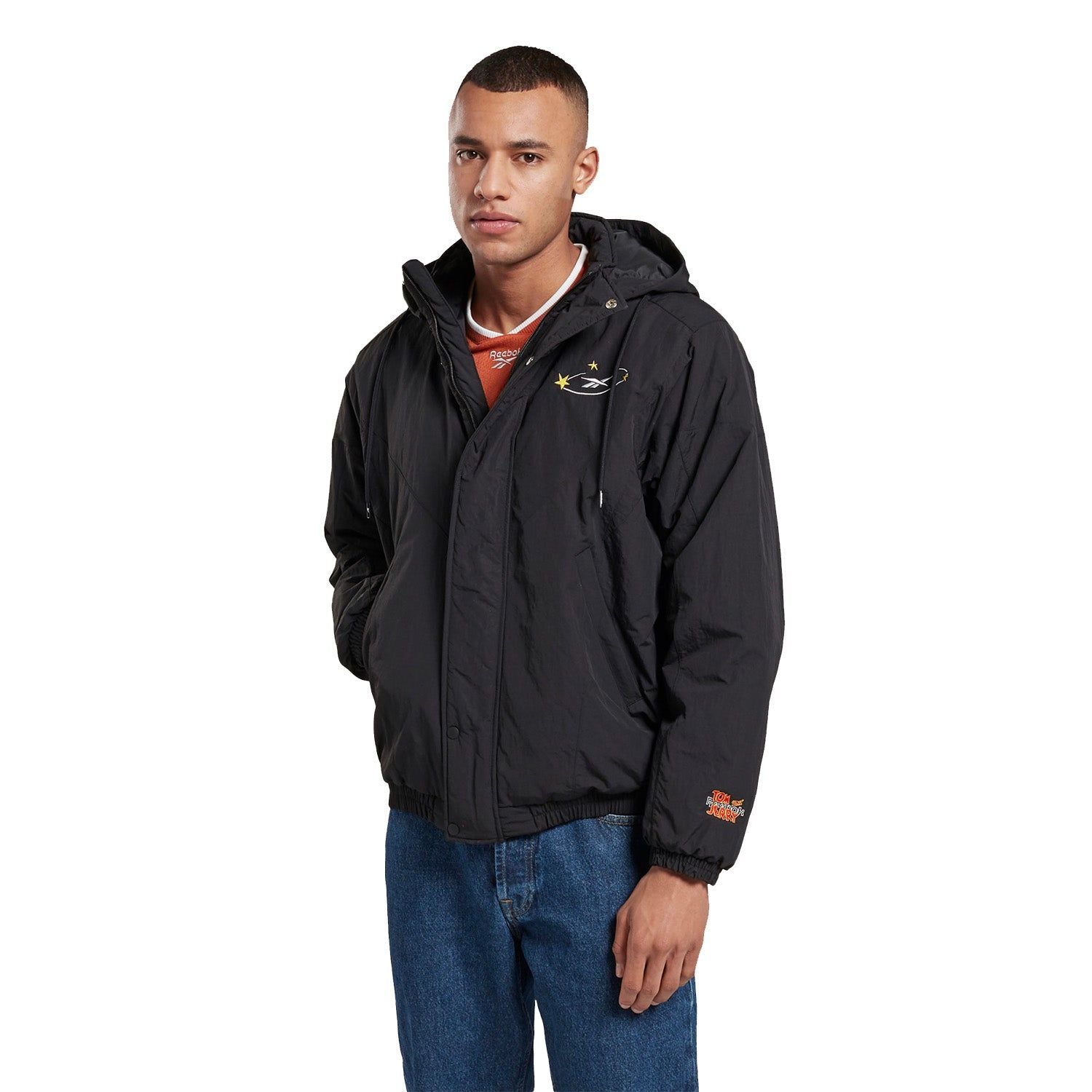 Reebok X Tom & Jerry Woven Jacket - Black - ViaductClothing - -