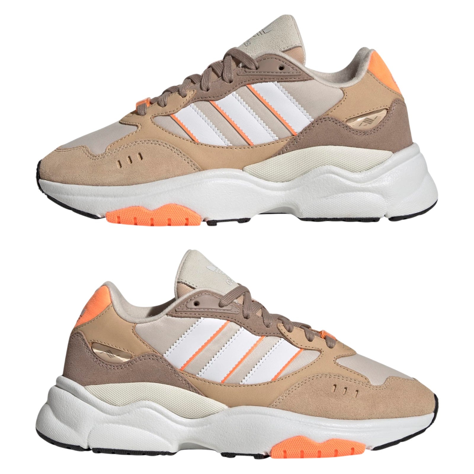 adidas Originals Women's Retropy F90 Trainers - Alumina / Cloud White / Magic Beige
