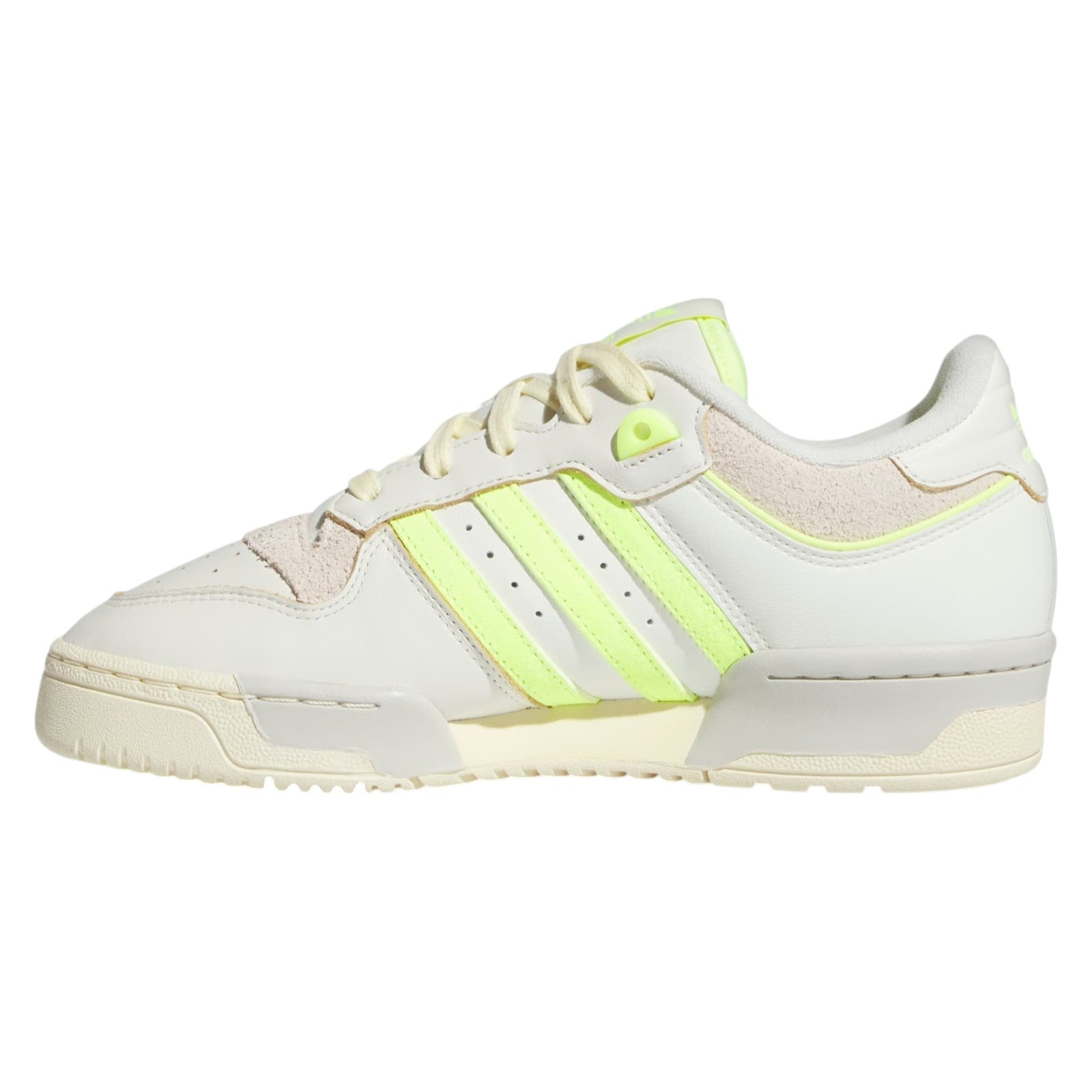 adidas Originals Women's Rivalry 86 Low Trainers - Ivory / Lucid Lemon / Easy Yellow